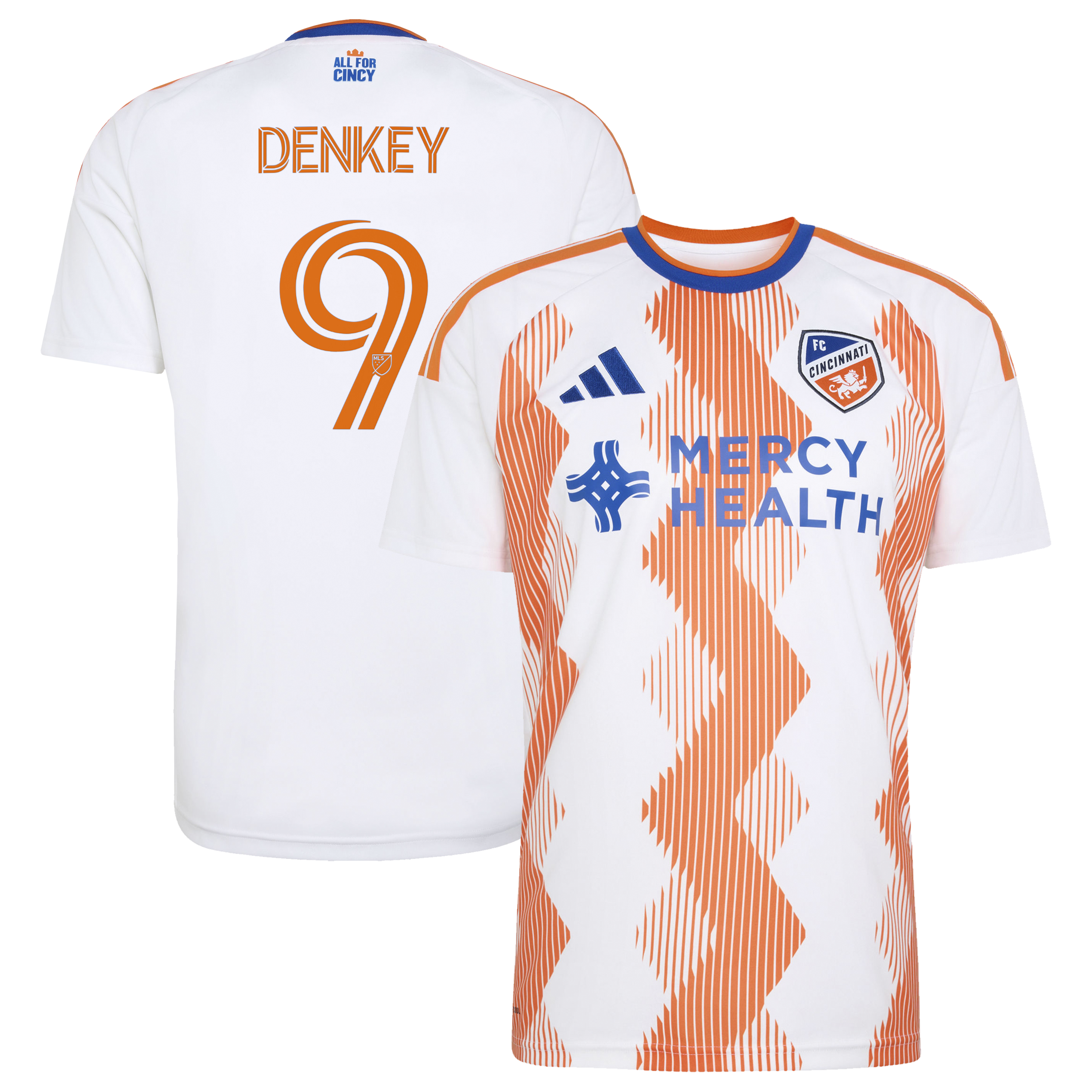 Kévin Denkey FC Cincinnati 2026 The Seven Hills Kit Jersey – White