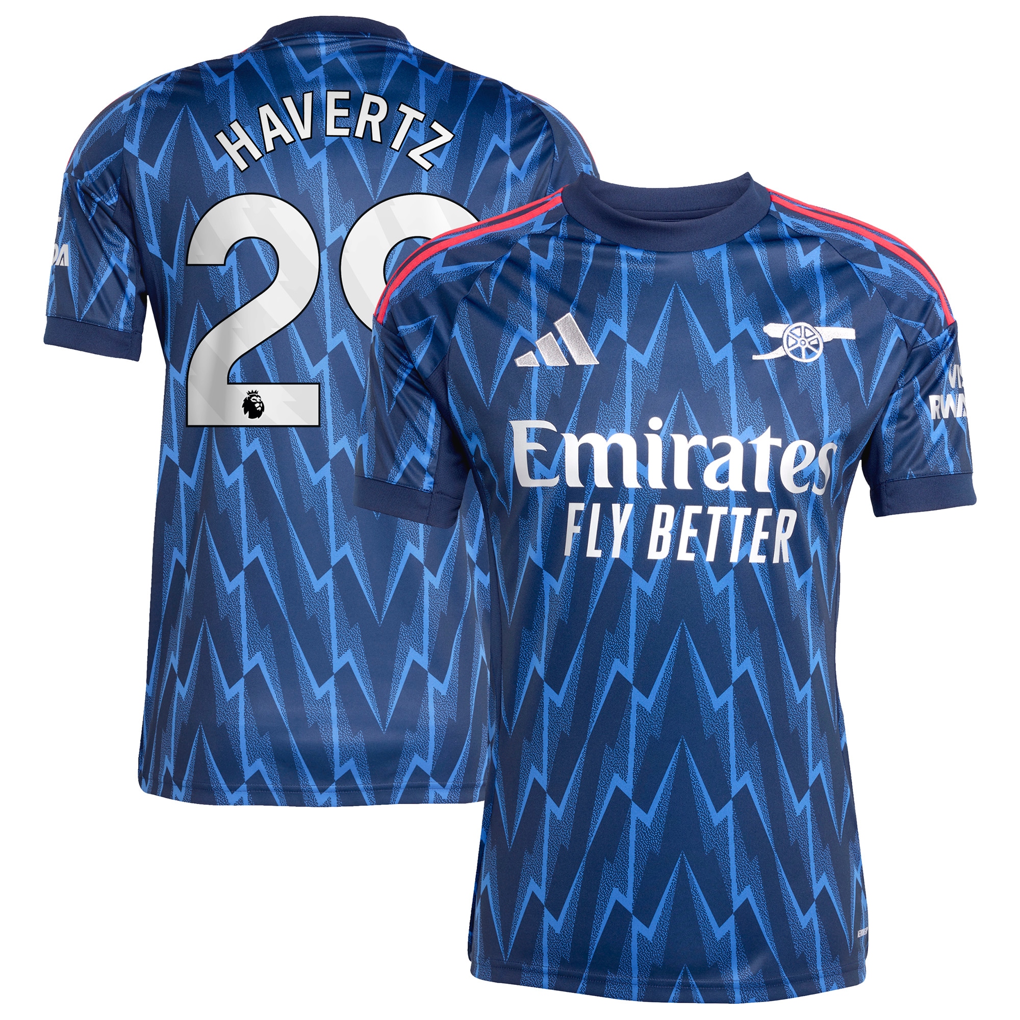 Kai Havertz Arsenal 2025/26 Away Player Jersey