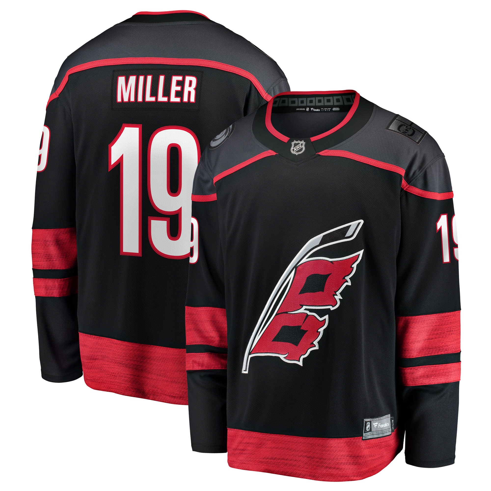 K'Andre Miller Carolina Hurricanes Fanatics Home Breakaway Jersey - Black