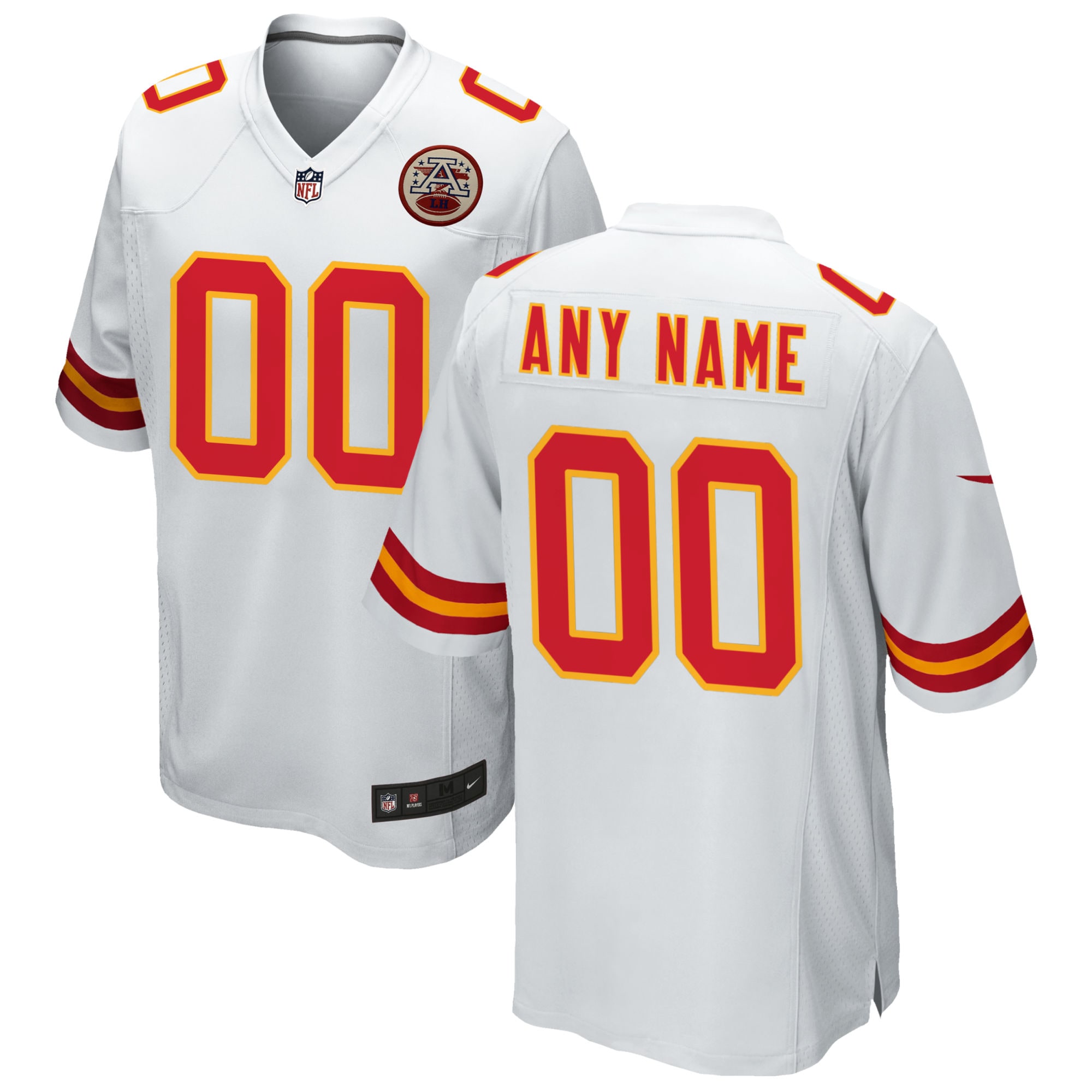 Kansas City Chiefs Custom Game Jersey