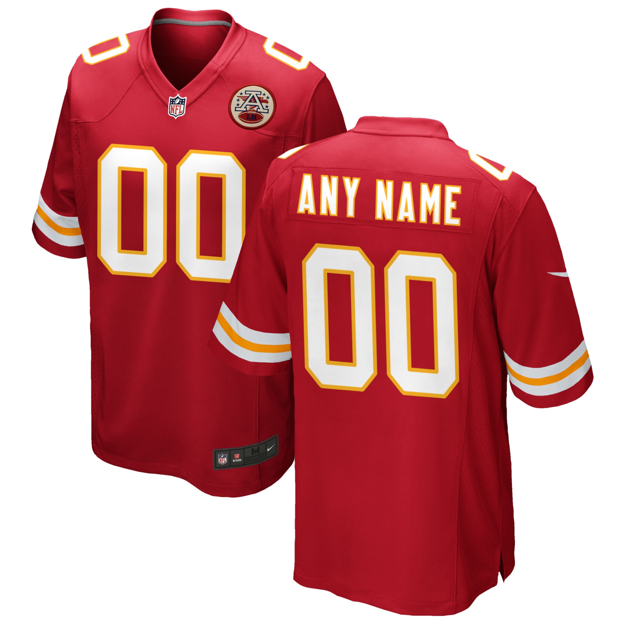 Kansas City Chiefs Custom Game Jersey