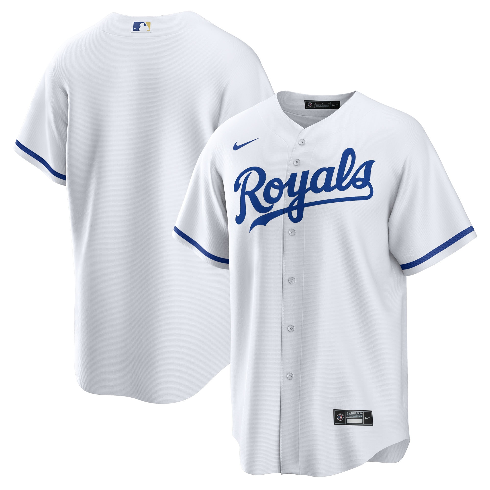 Kansas City Royals Home Big & Tall Jersey - White