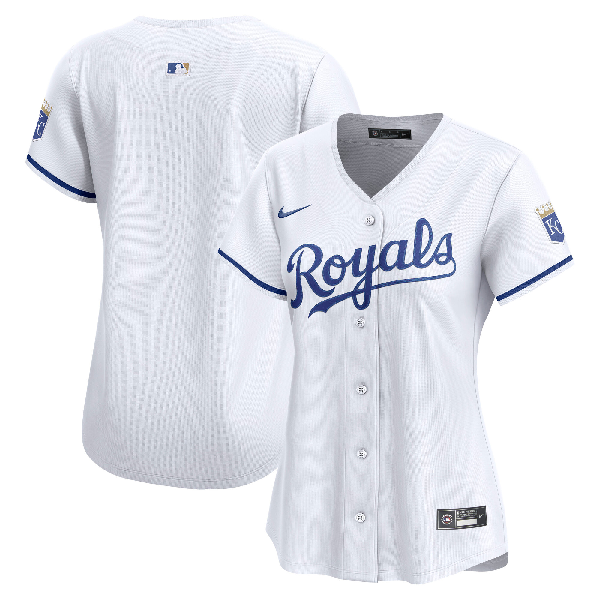 Kansas City Royals Women's Home Limited Jersey - White