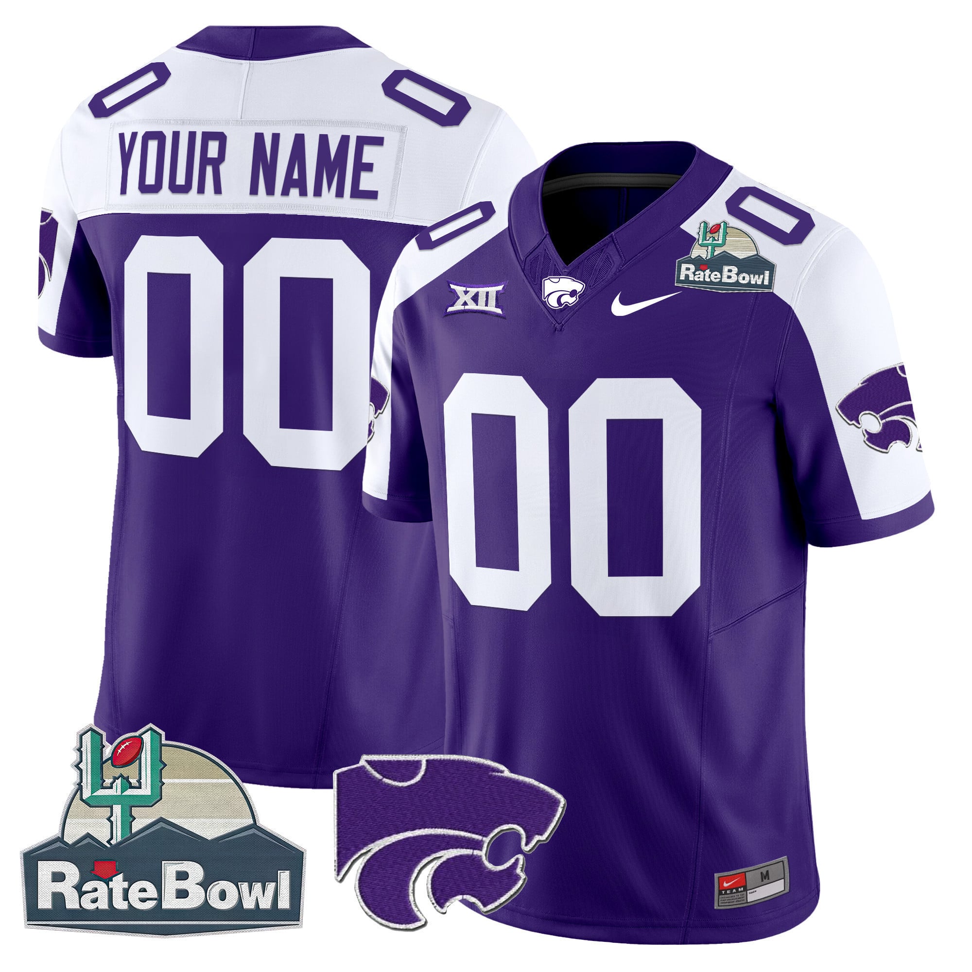 Kansas State Purple Jersey - Nike Kansas State Wildcats Purple