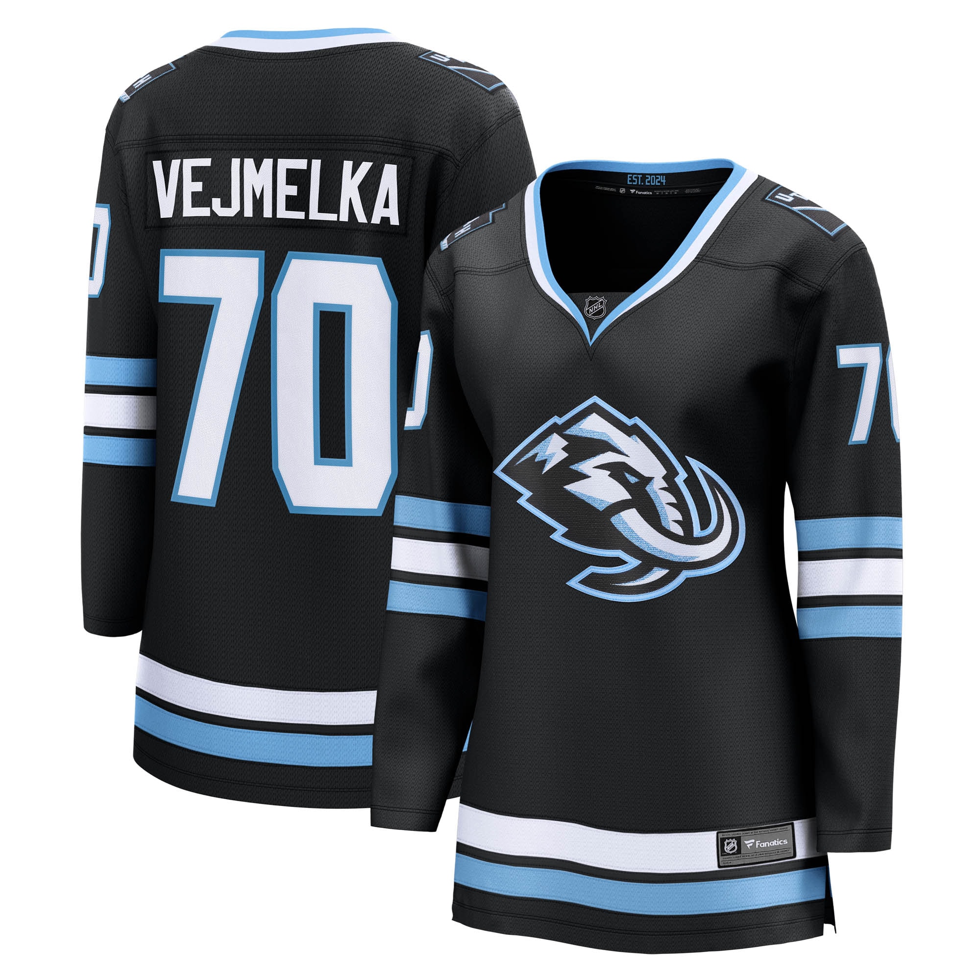 Karel Vejmelka Utah Mammoth Fanatics Women's Home Breakaway Jersey - Black