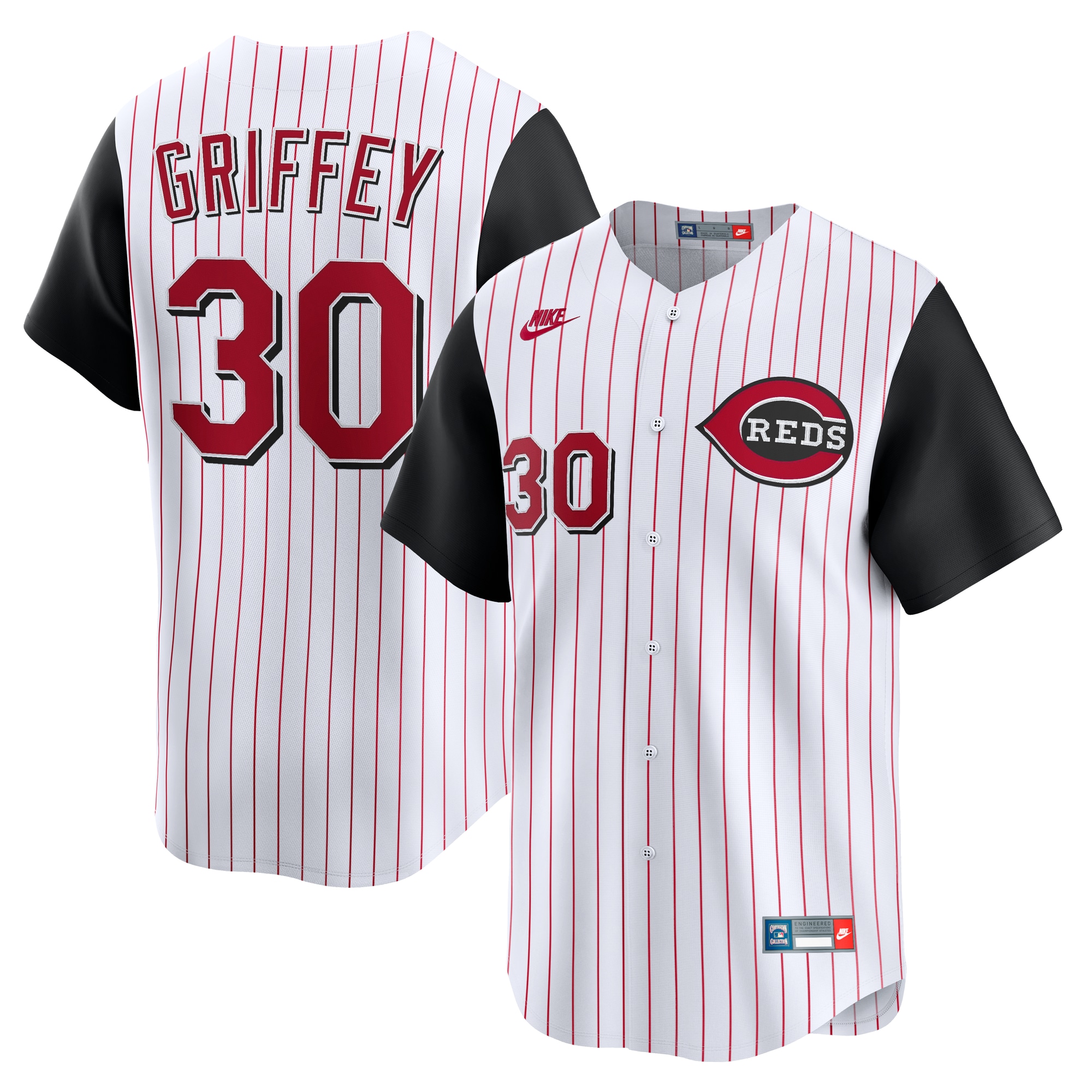 Ken Griffey Jr. Cincinnati Reds Cooperstown Collection Limited Jersey - White