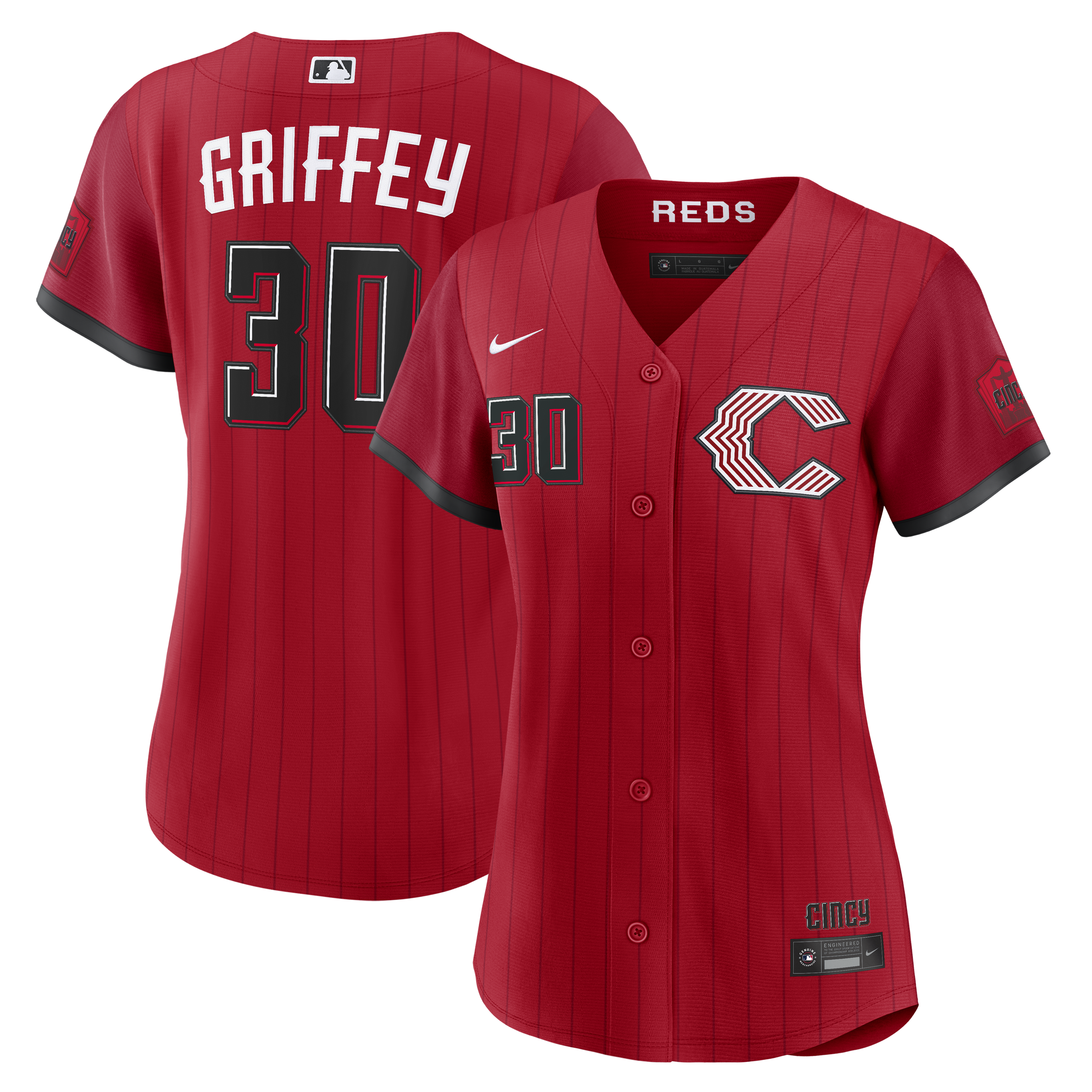 Ken Griffey Jr. Cincinnati Reds Women's 2026 City Connect Stadium Jersey - Red