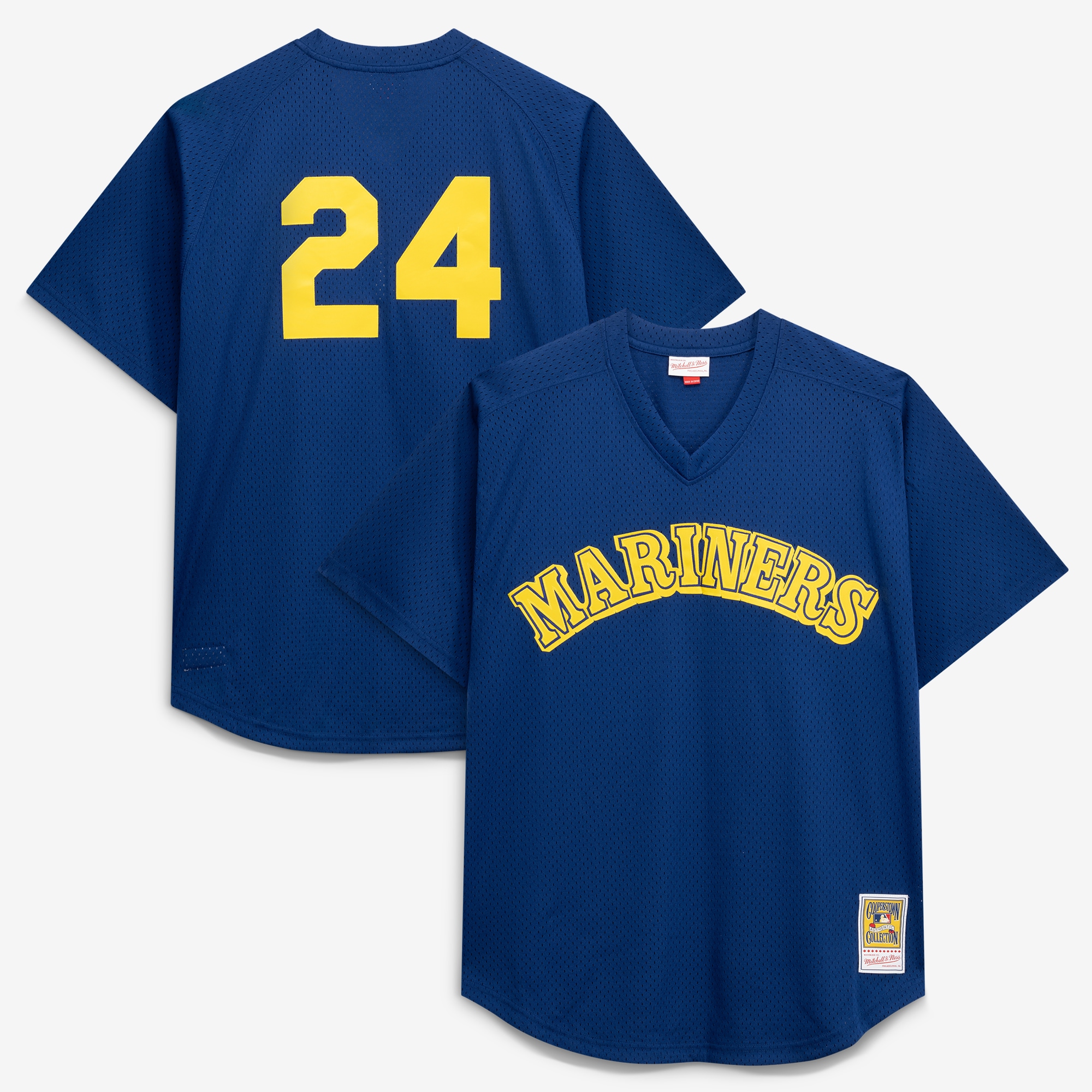Ken Griffey Jr. Seattle Mariners Big & Tall Cooperstown Collection Mesh Batting Practice Jersey