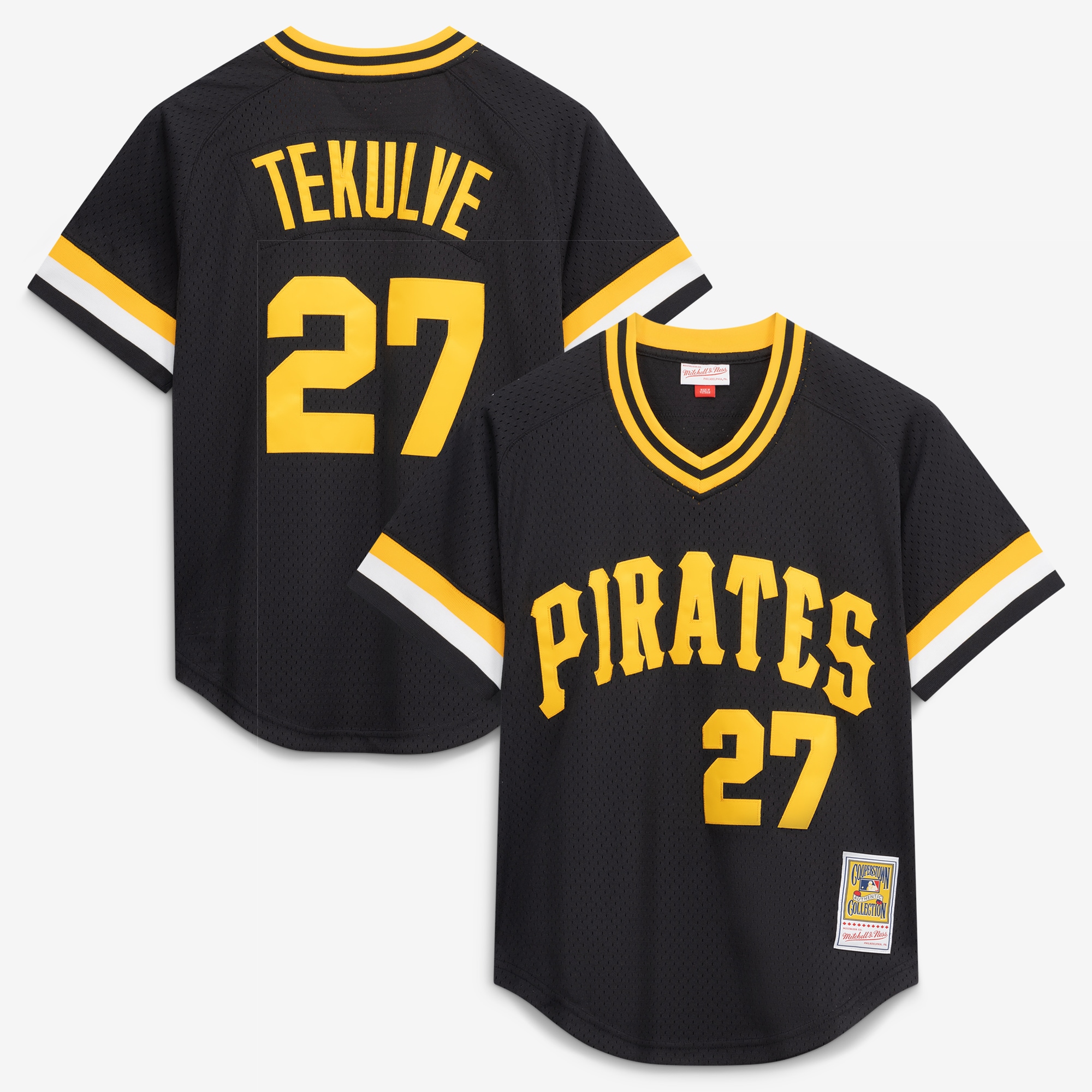 Kent Tekulve Pittsburgh Pirates Batting Practice Jersey - Black