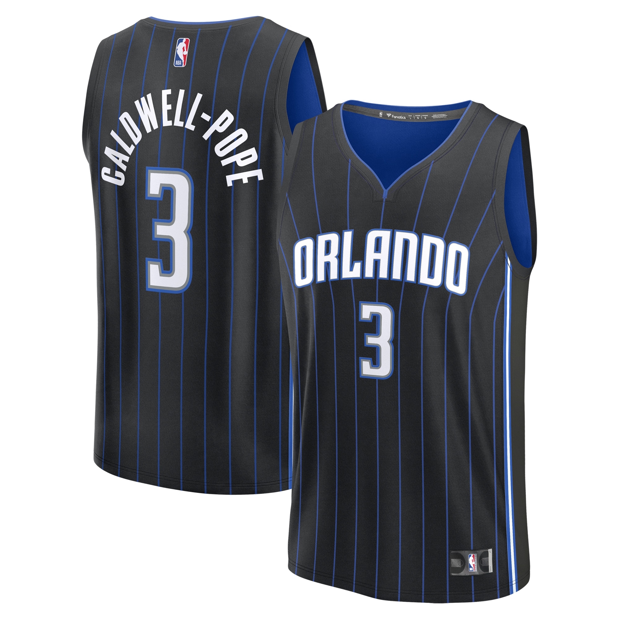 Kentavious Caldwell-Pope Orlando Magic Fanatics Fast Break Player Jersey - Icon Edition - Black