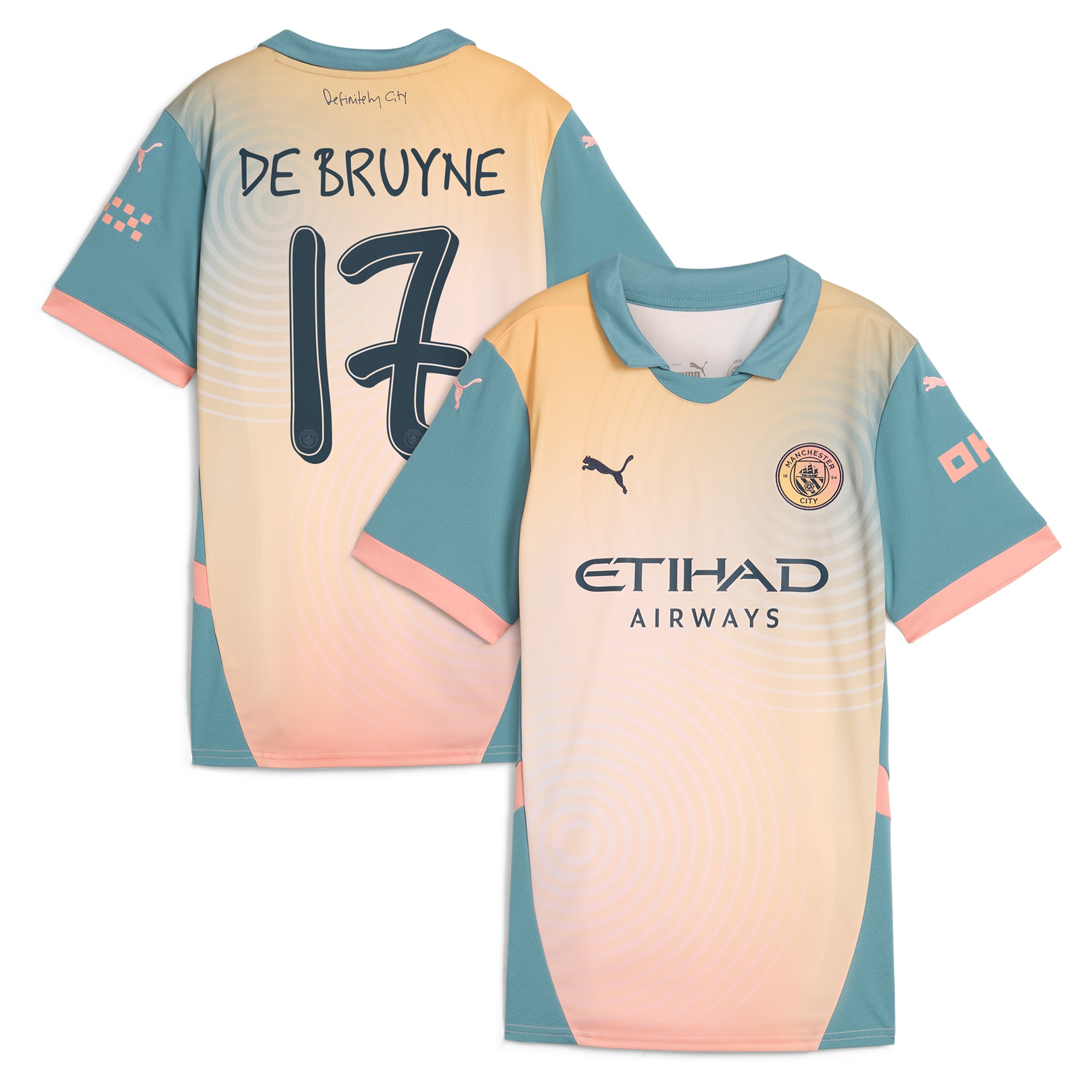 Kevin De Bruyne Manchester City Puma Women's 2024/25 Fourth Player Jersey