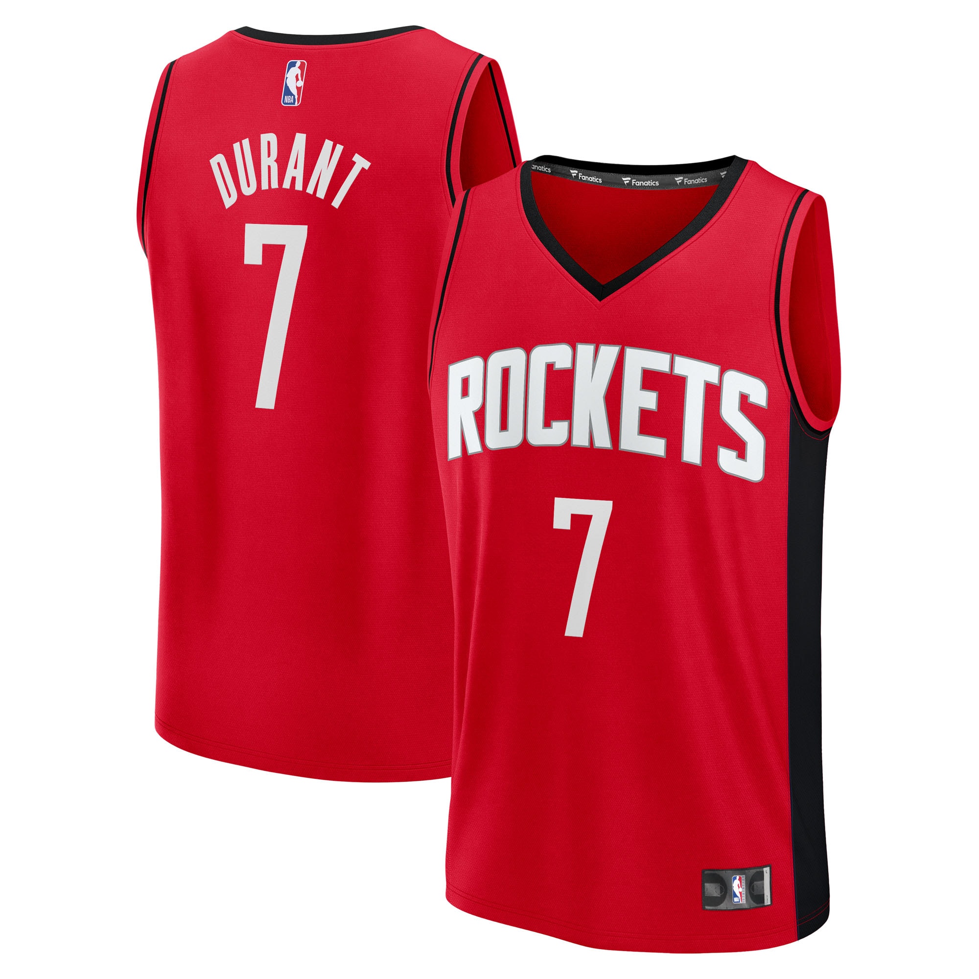 Kevin Durant Houston Rockets Fanatics Fast Break Player Jersey - Icon Edition - Red