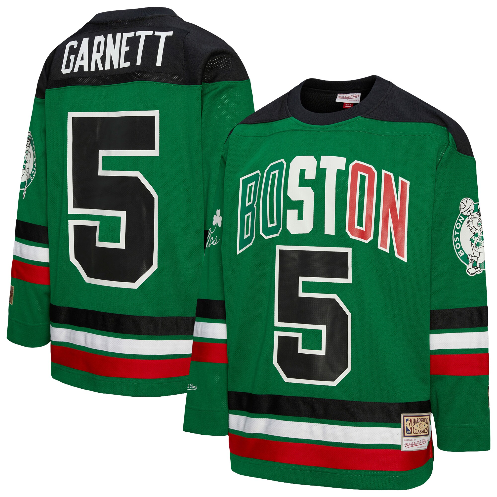 Kevin Garnett Boston Celtics Unisex Maxxed Out Fashion Hockey Jersey - Kelly Green