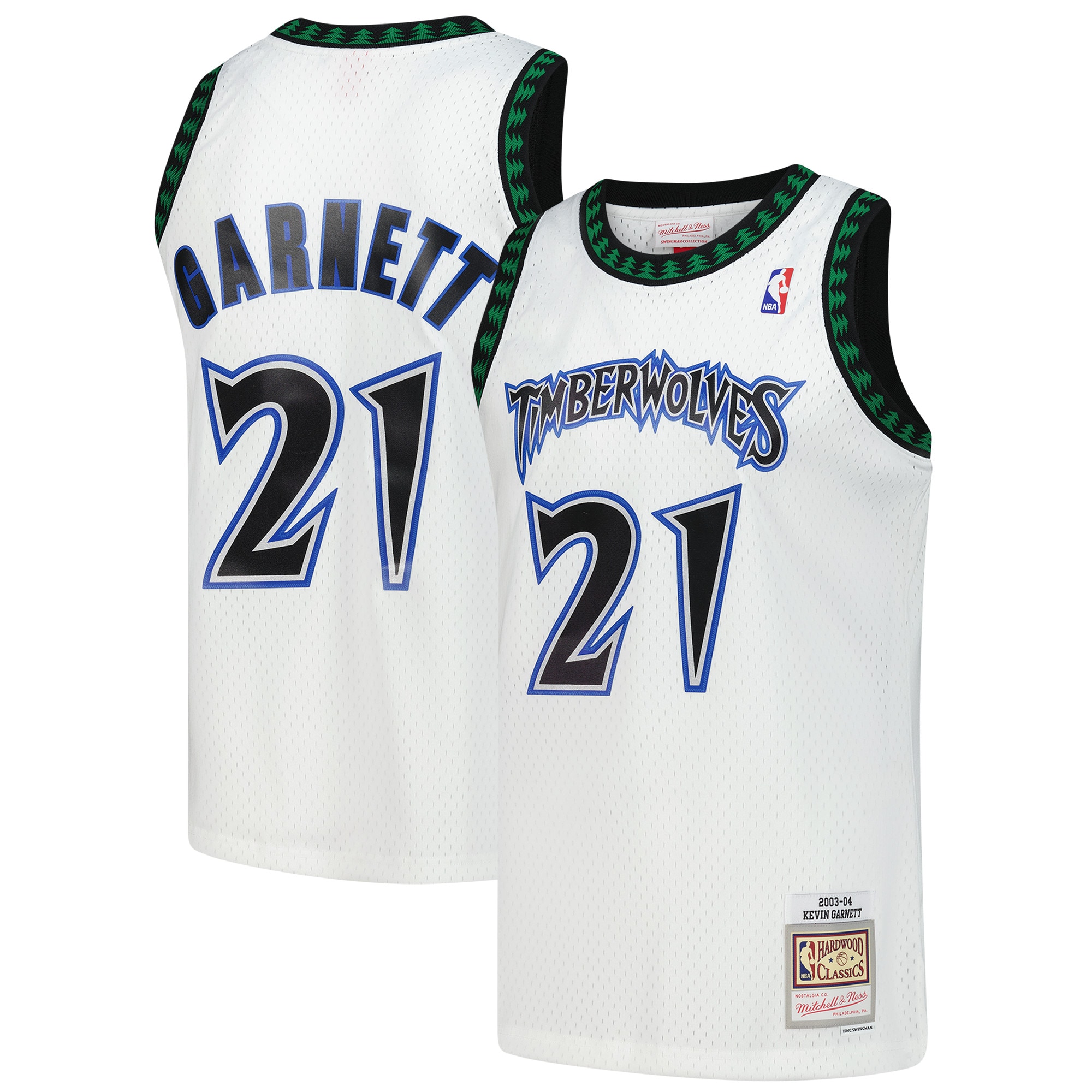 Kevin Garnett Minnesota Timberwolves Hardwood Classics Swingman Jersey - White