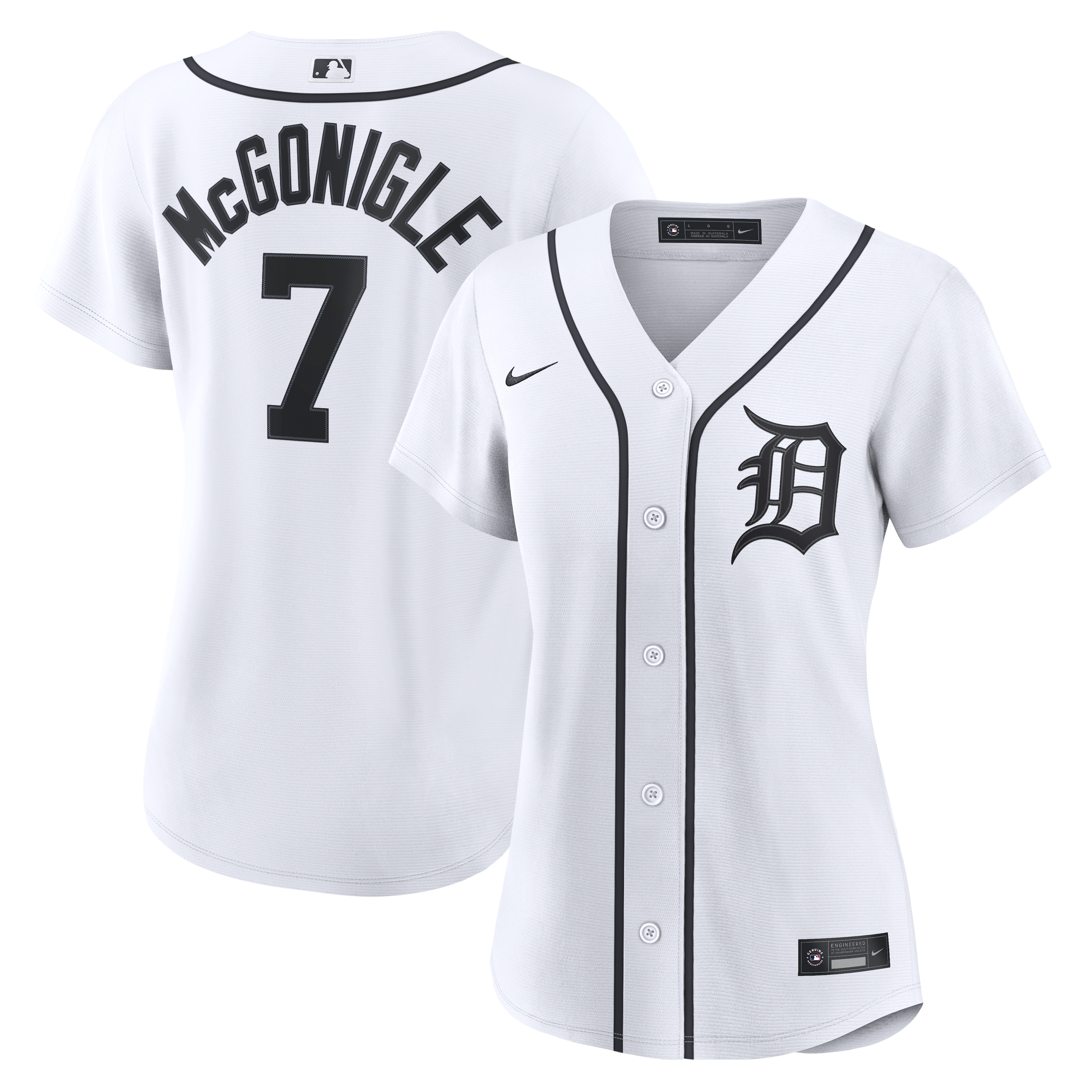 Kevin McGonigle Detroit Tigers Women's Home Jersey - White