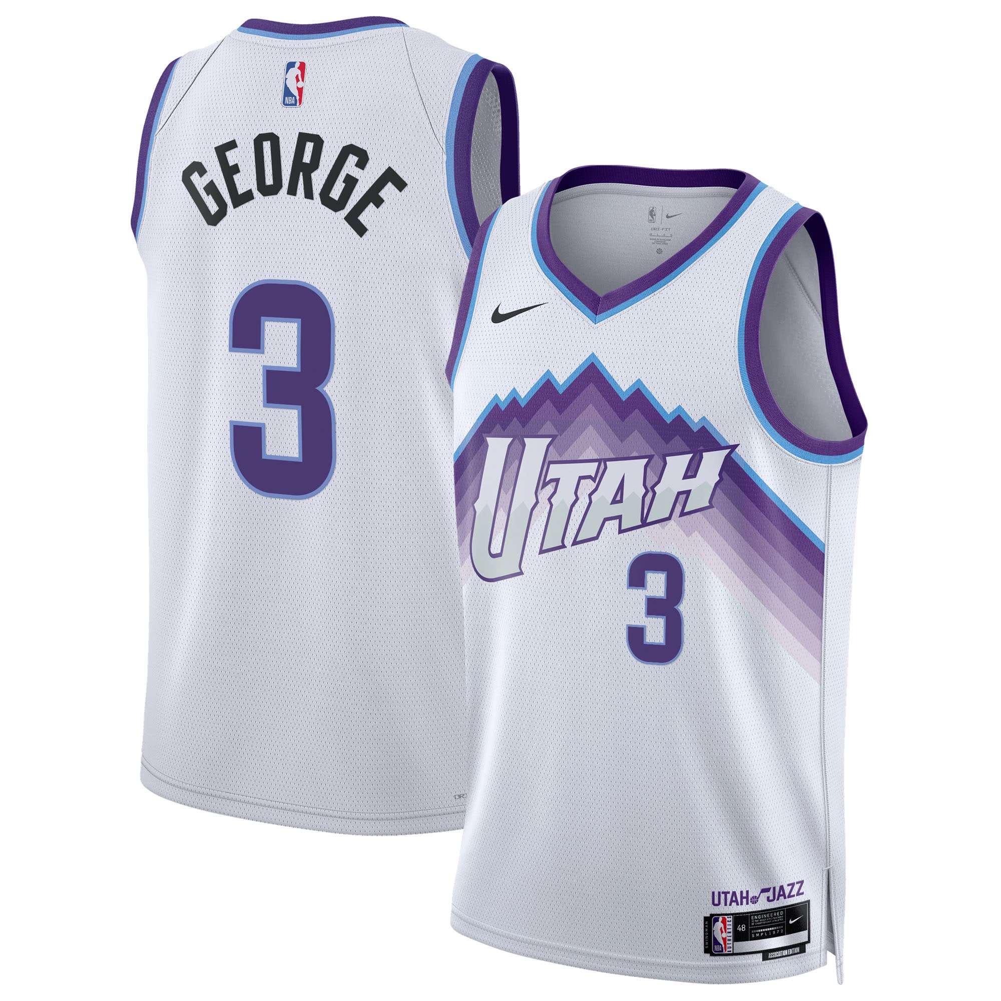 Keyonte George Utah Jazz Unisex Swingman Jersey - Association Edition - White