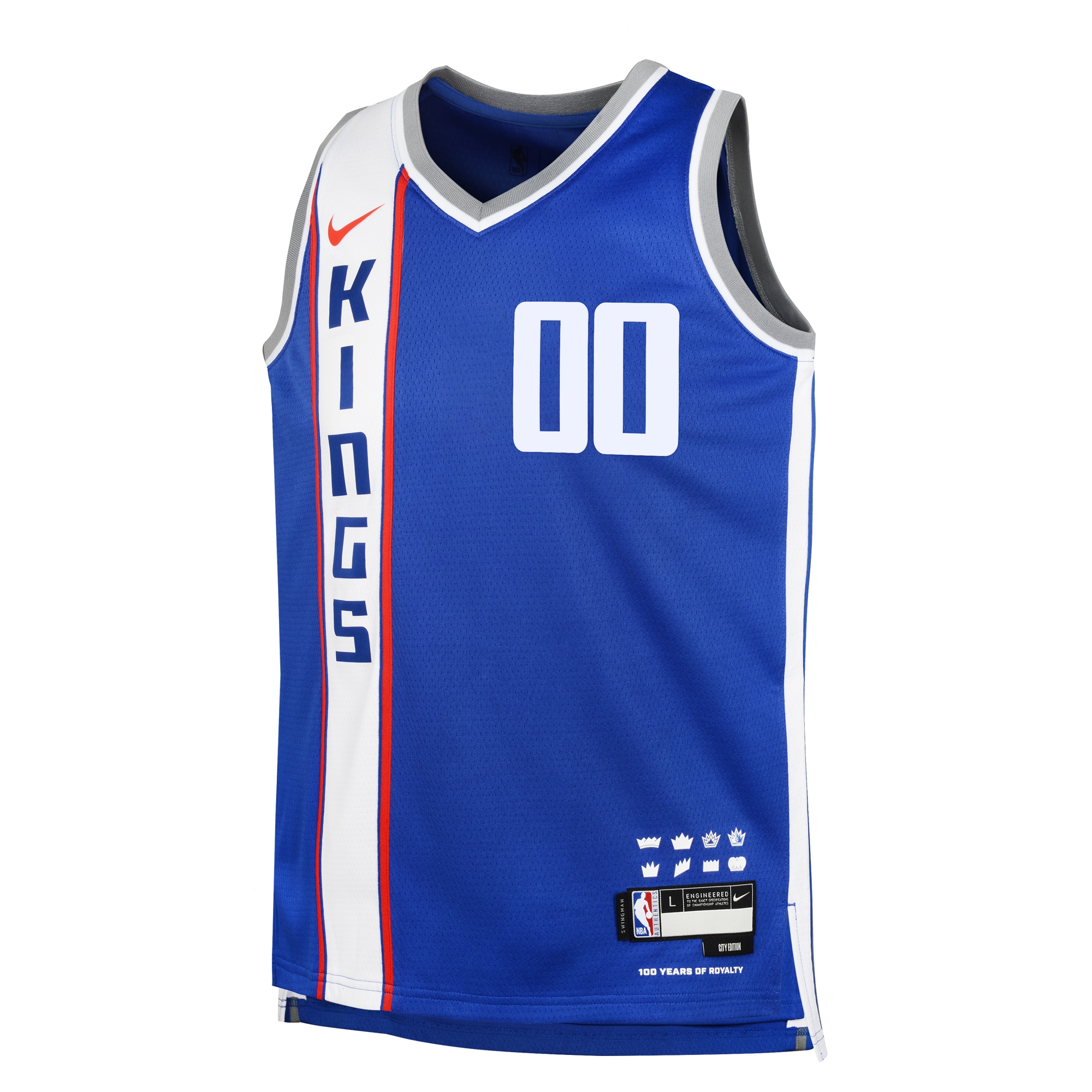 Alternative view of Kings Blue Custom Jersey nike - Nike Kings Blue Custom Jersey - City