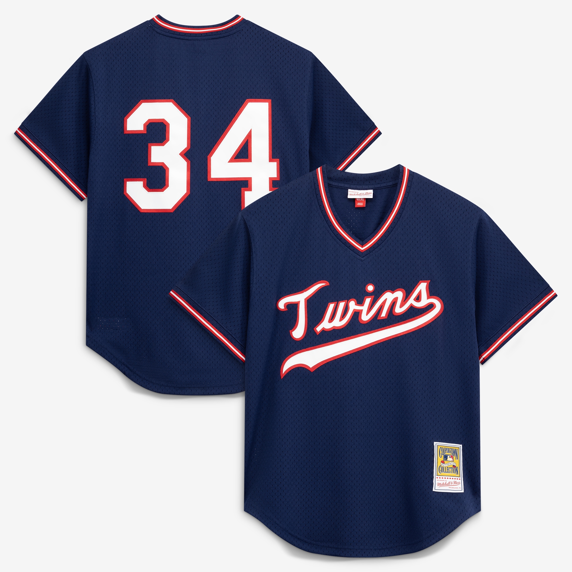 Kirby Puckett Minnesota Twins Batting Practice Jersey - Navy