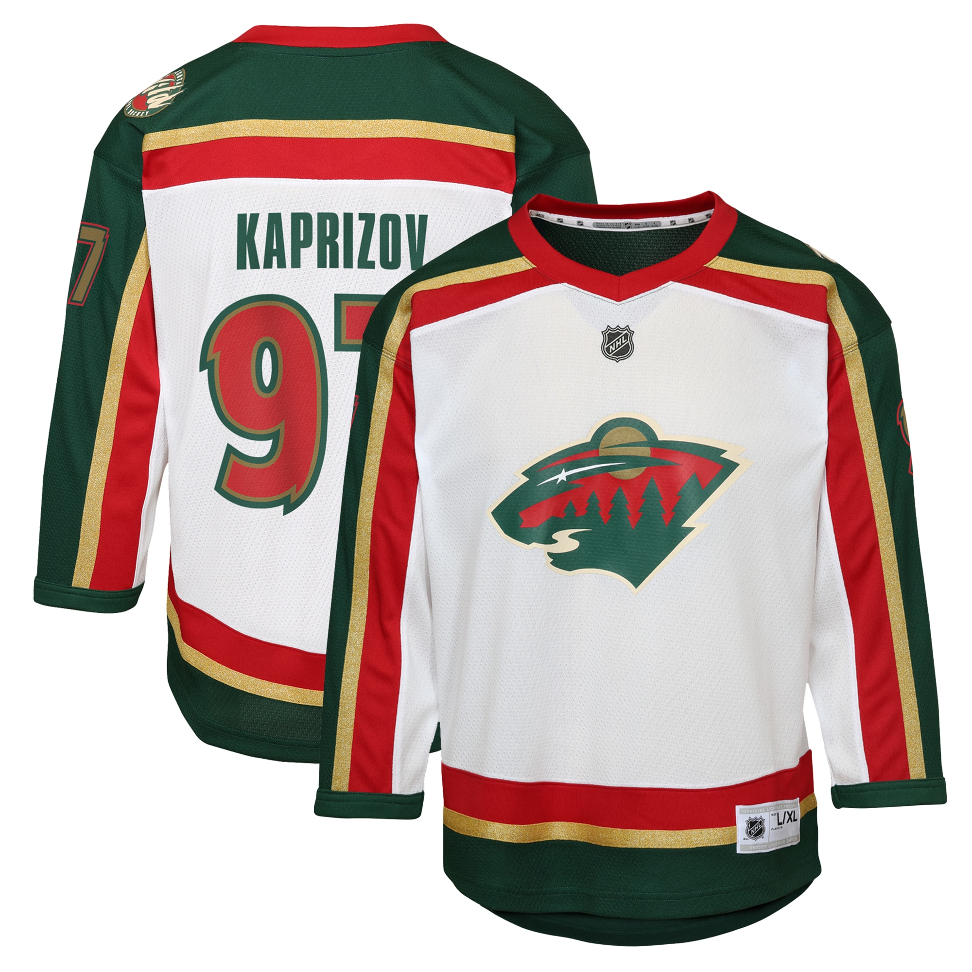 Kirill Kaprizov Minnesota Wild Youth 25th Anniversary Player Jersey