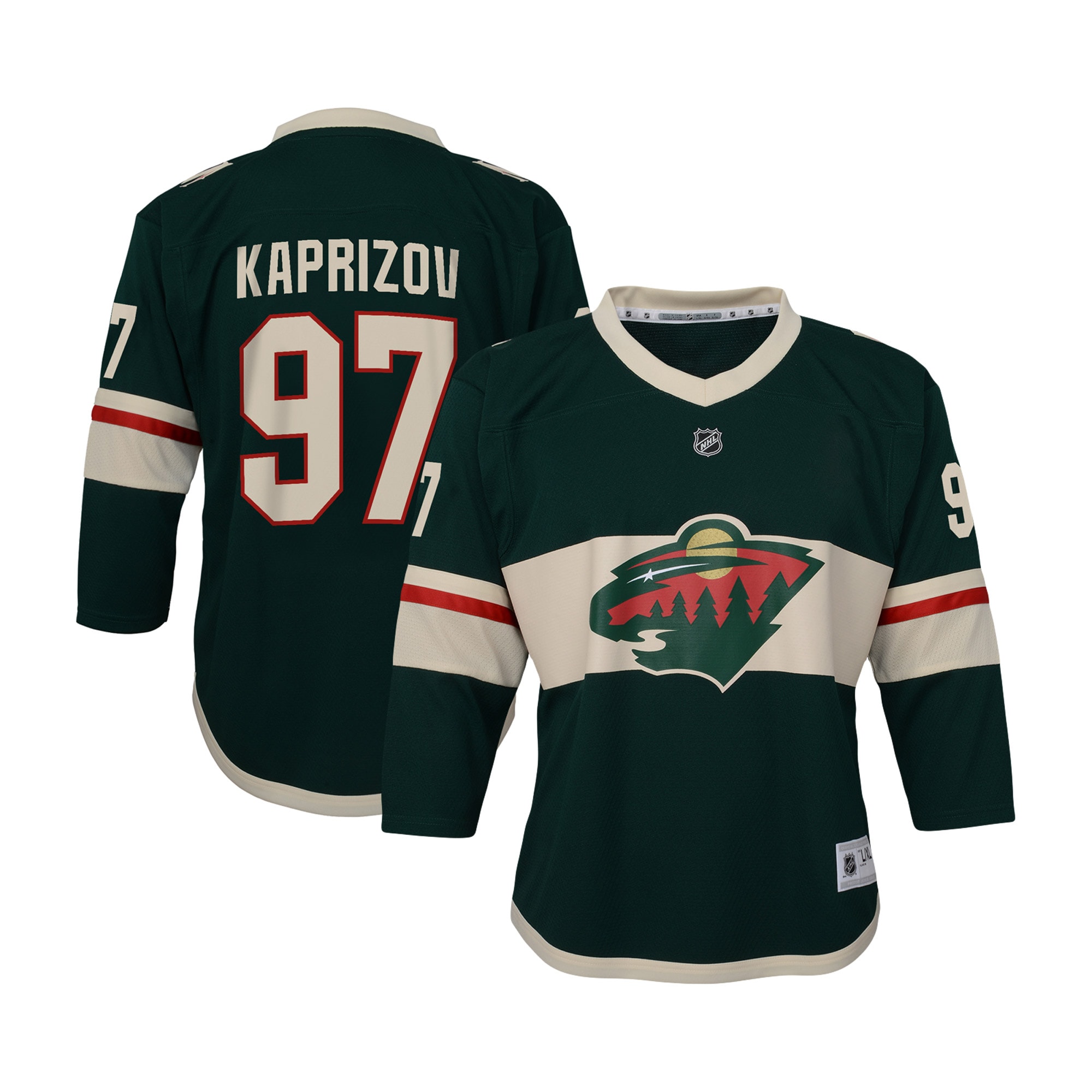 Kirill Kaprizov Minnesota Wild Youth Home Player Jersey