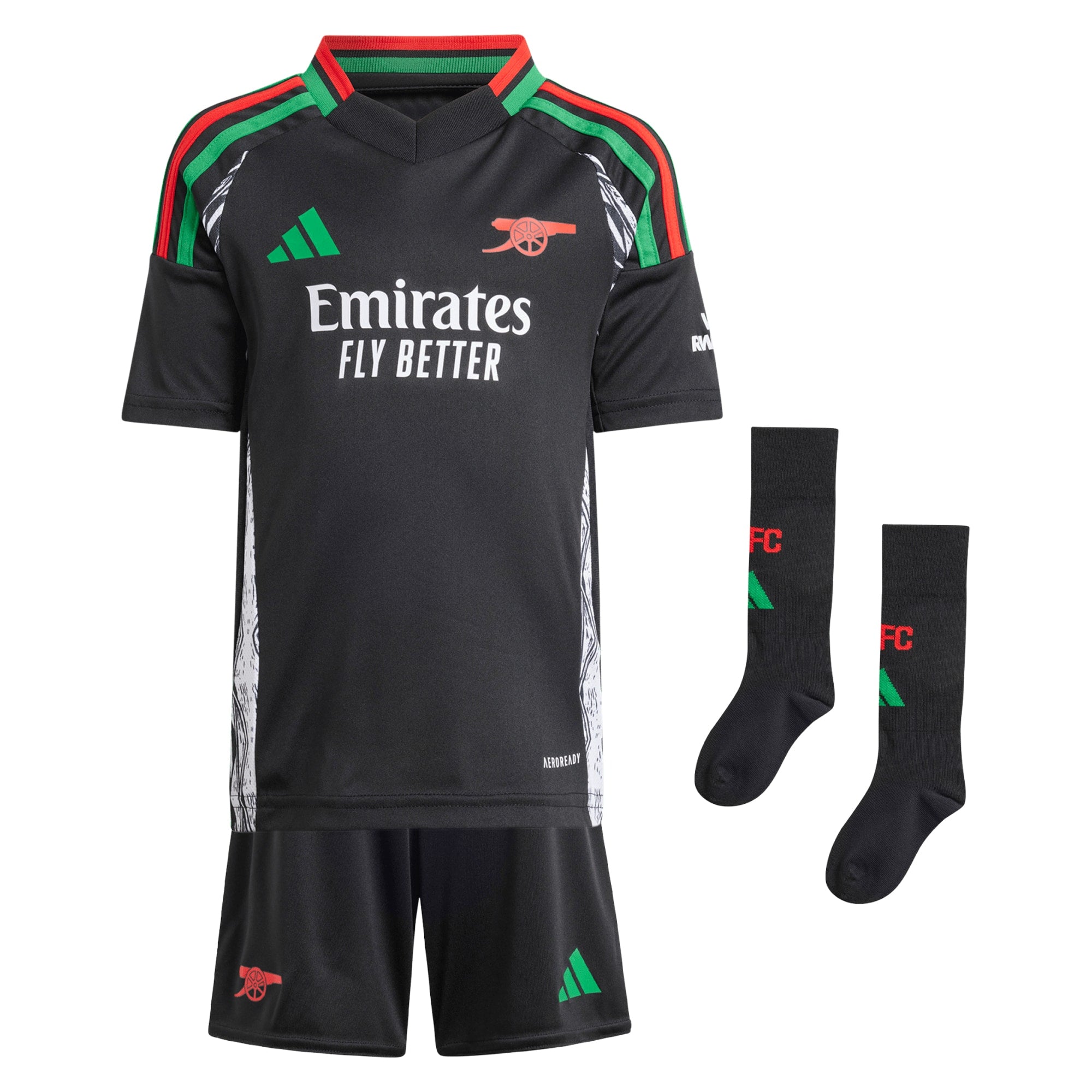 kit Adidas Arsenal Black Jersey - Adidas Arsenal Black Jersey Kit