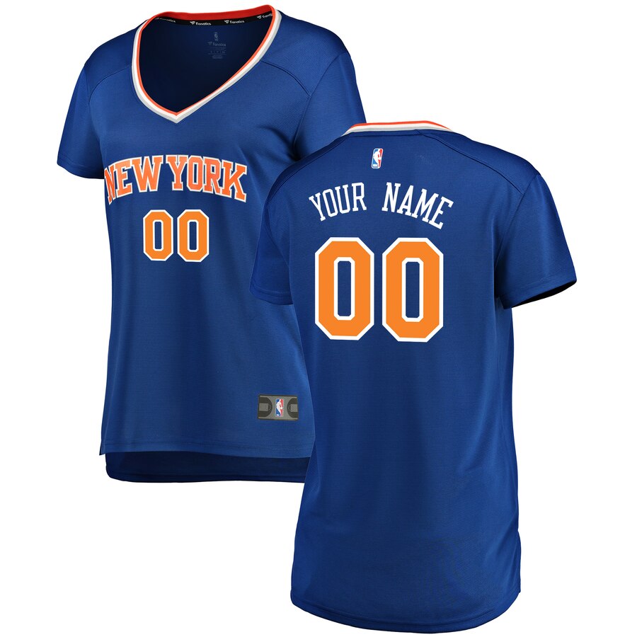 Knicks Blue Women’s Jersey - Fanatics - Personalized Replica
