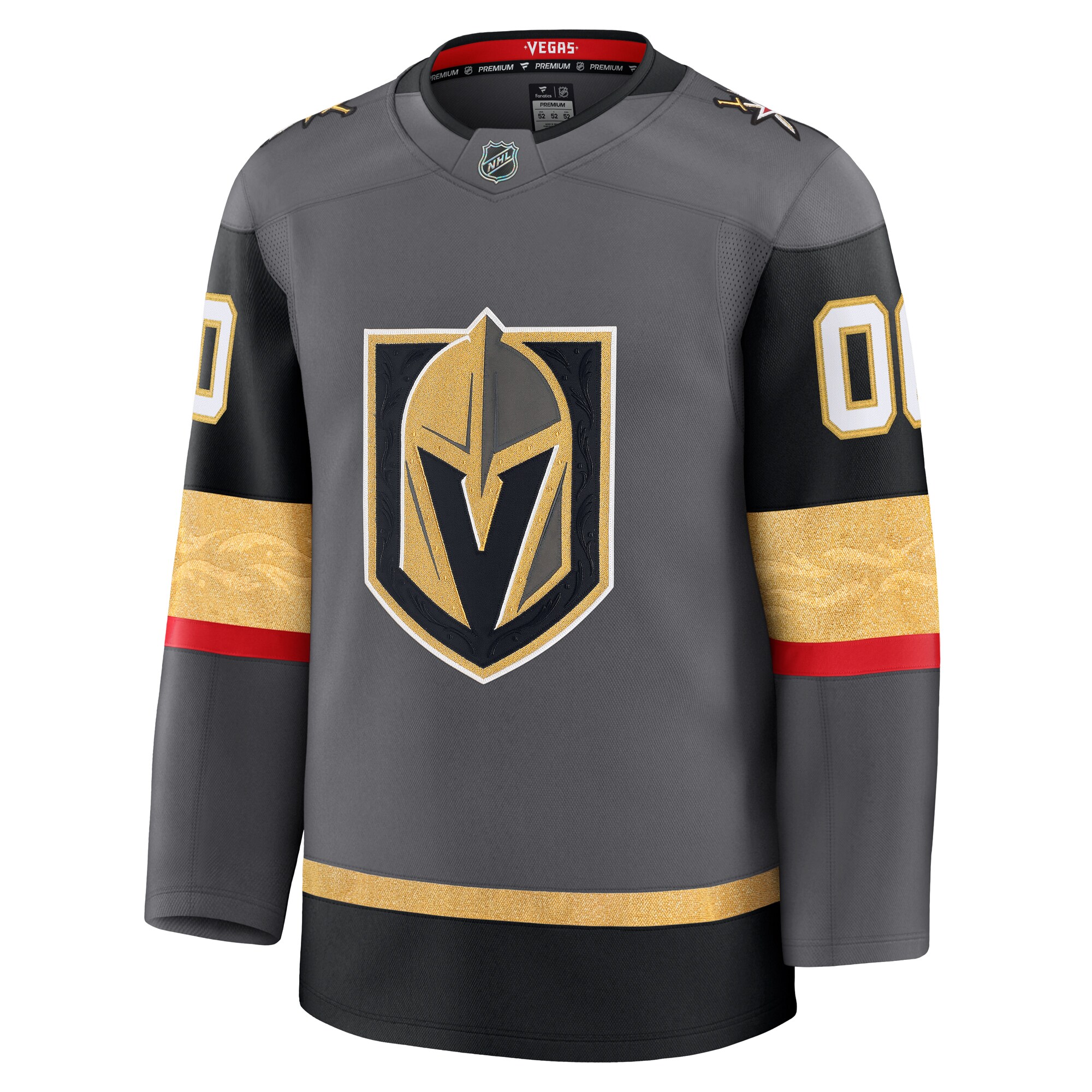 Alternative view of Knights Fanatics Gray Jersey - Vegas Golden