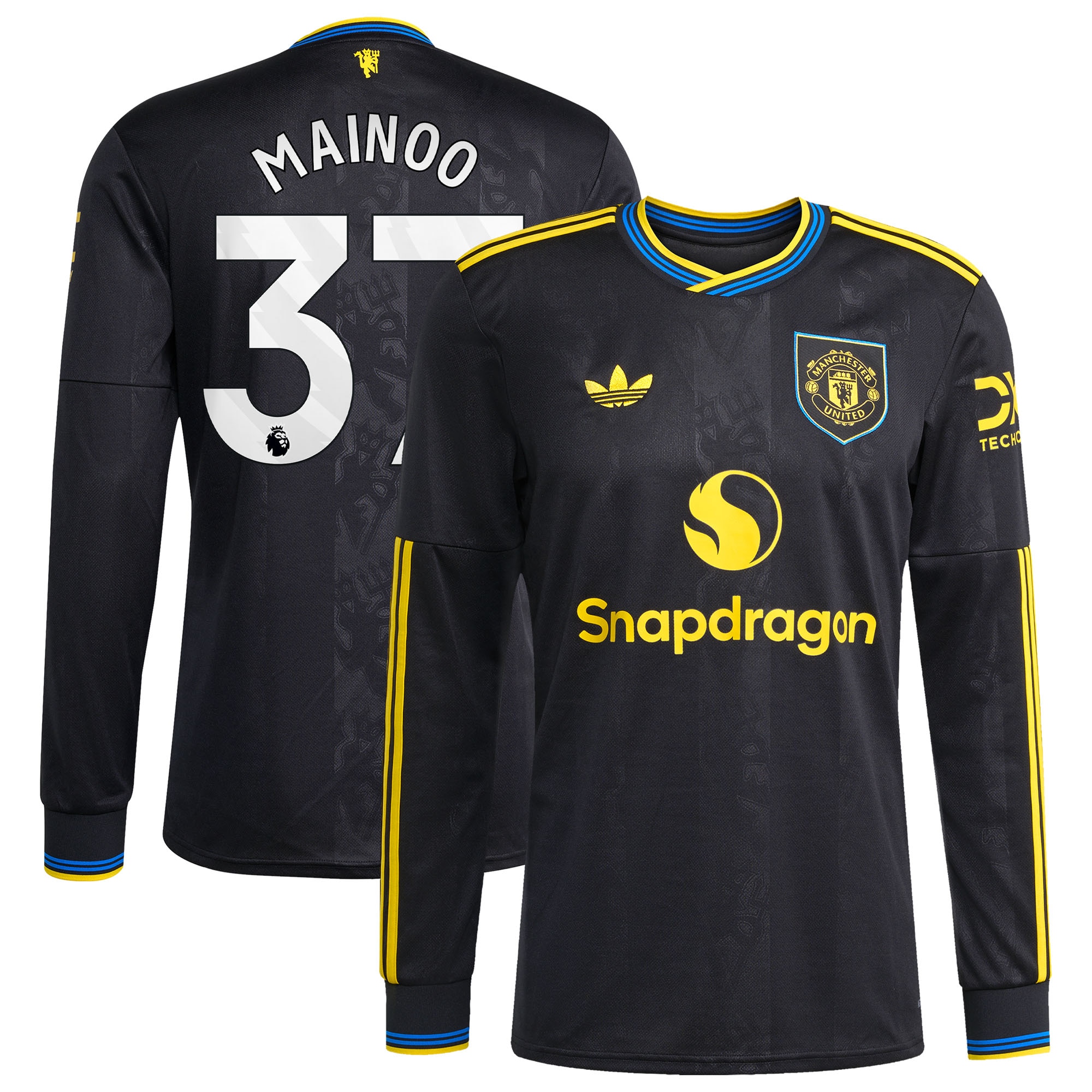 Kobbie Mainoo Manchester United 2025/26 Third Long Sleeve Player Jersey