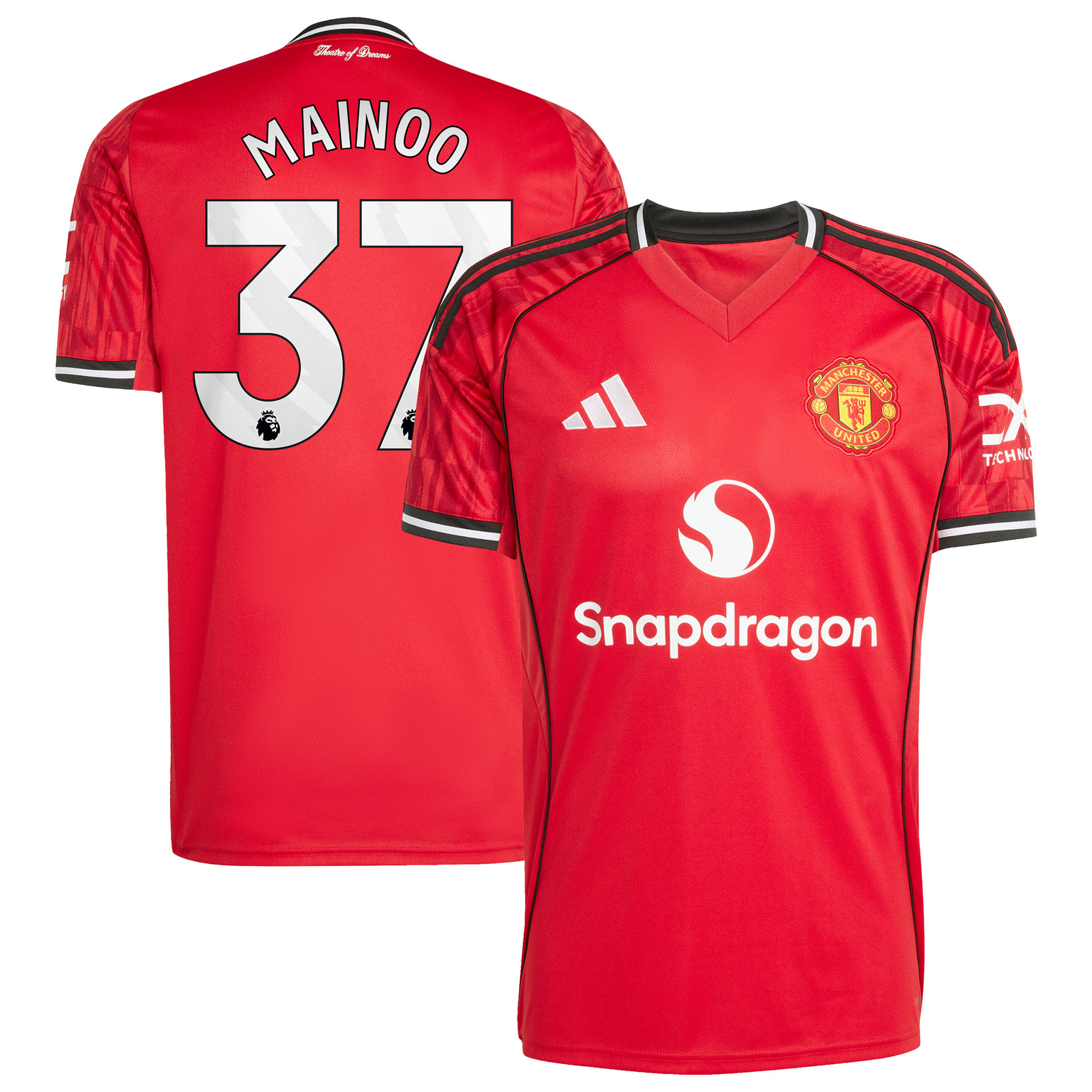 Kobbie Mainoo Manchester United Home 2025/26 Player Jersey
