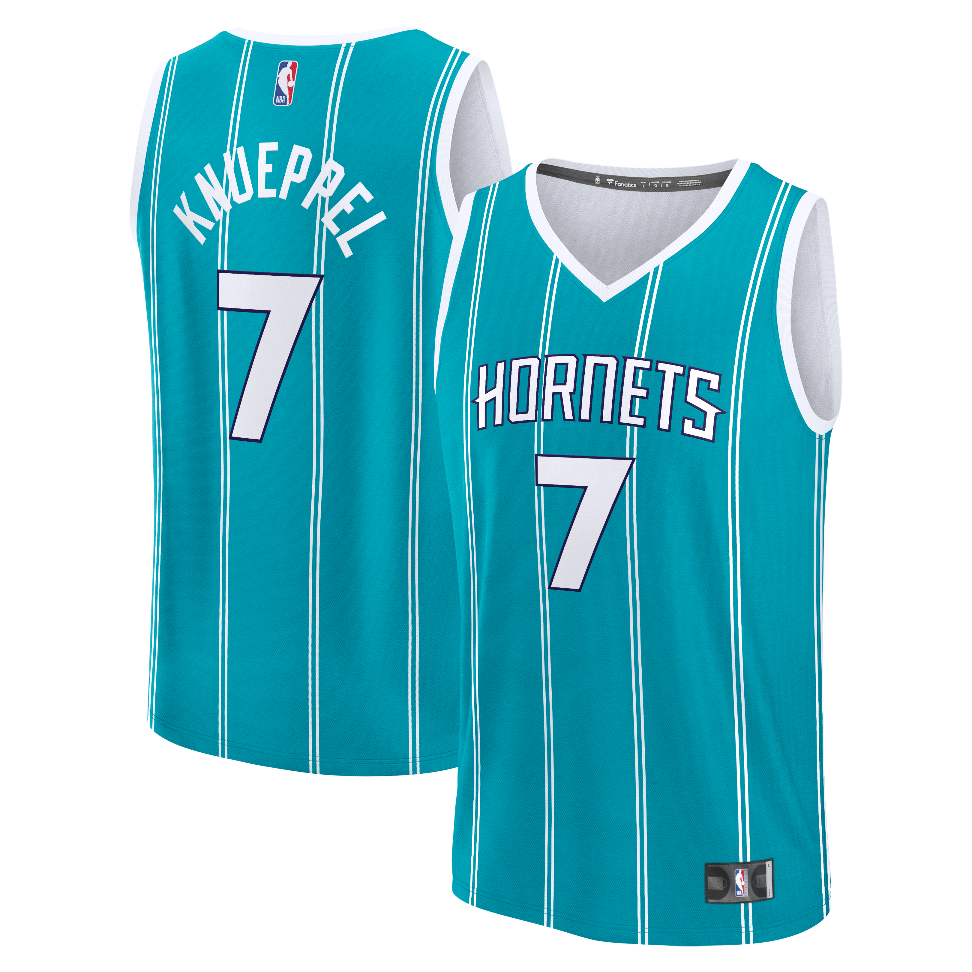 Kon Knueppel Charlotte Hornets Fanatics Youth Fast Break Jersey - Icon Edition - Teal