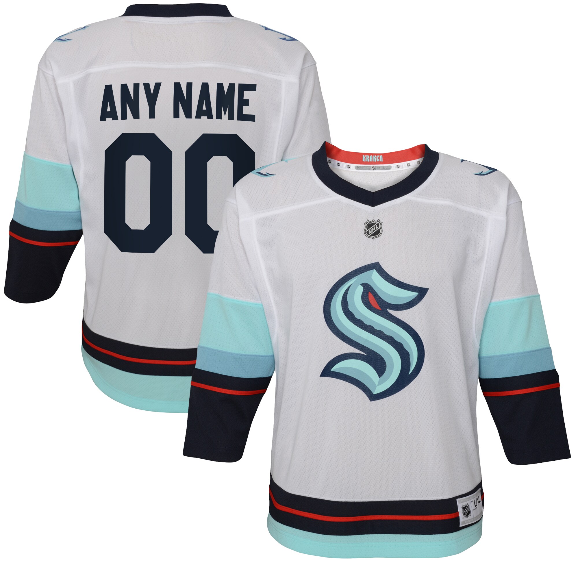 Kraken White Authentic Jersey - Customize Your NHL Gear