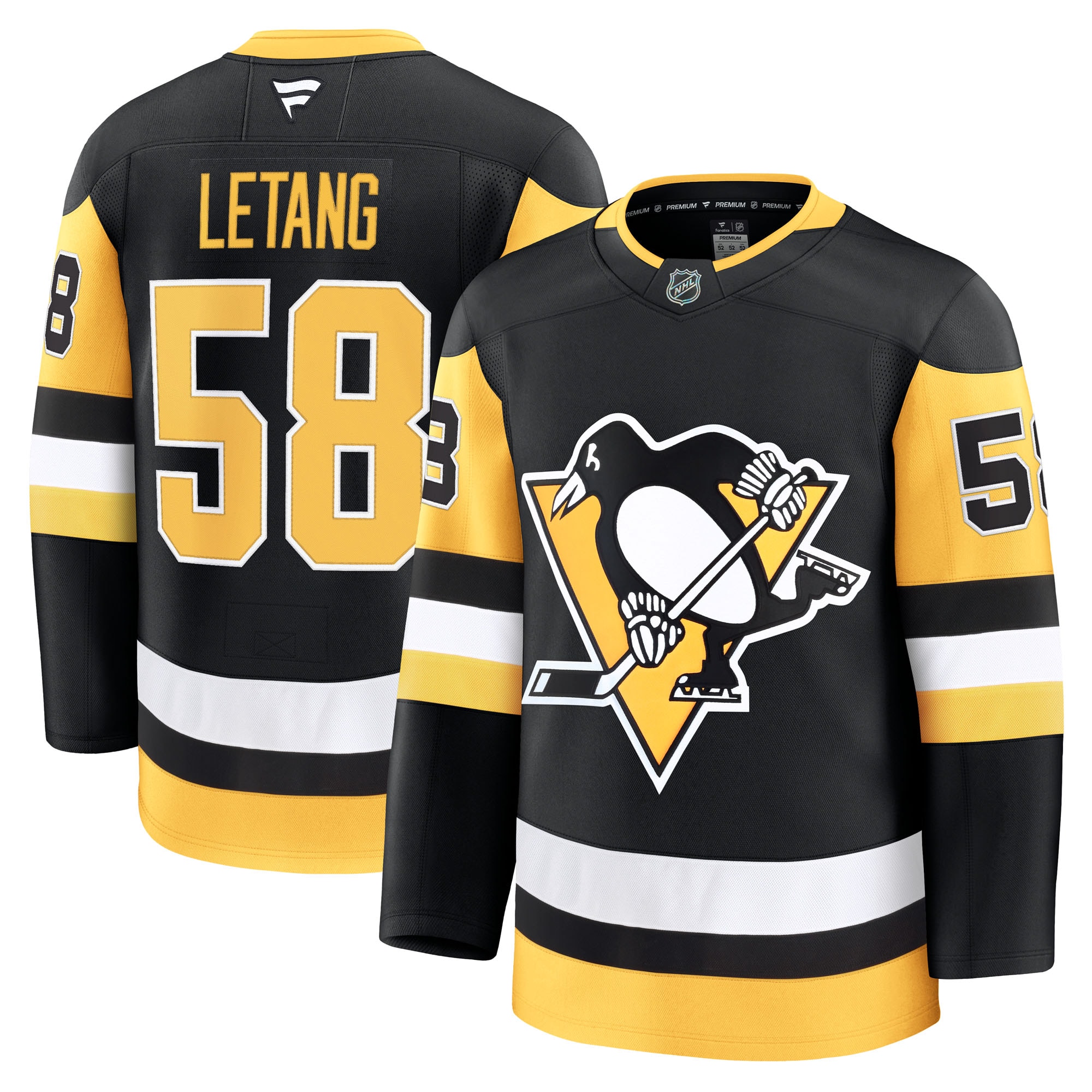Kris Letang Pittsburgh Penguins Fanatics Home Premium Jersey - Black