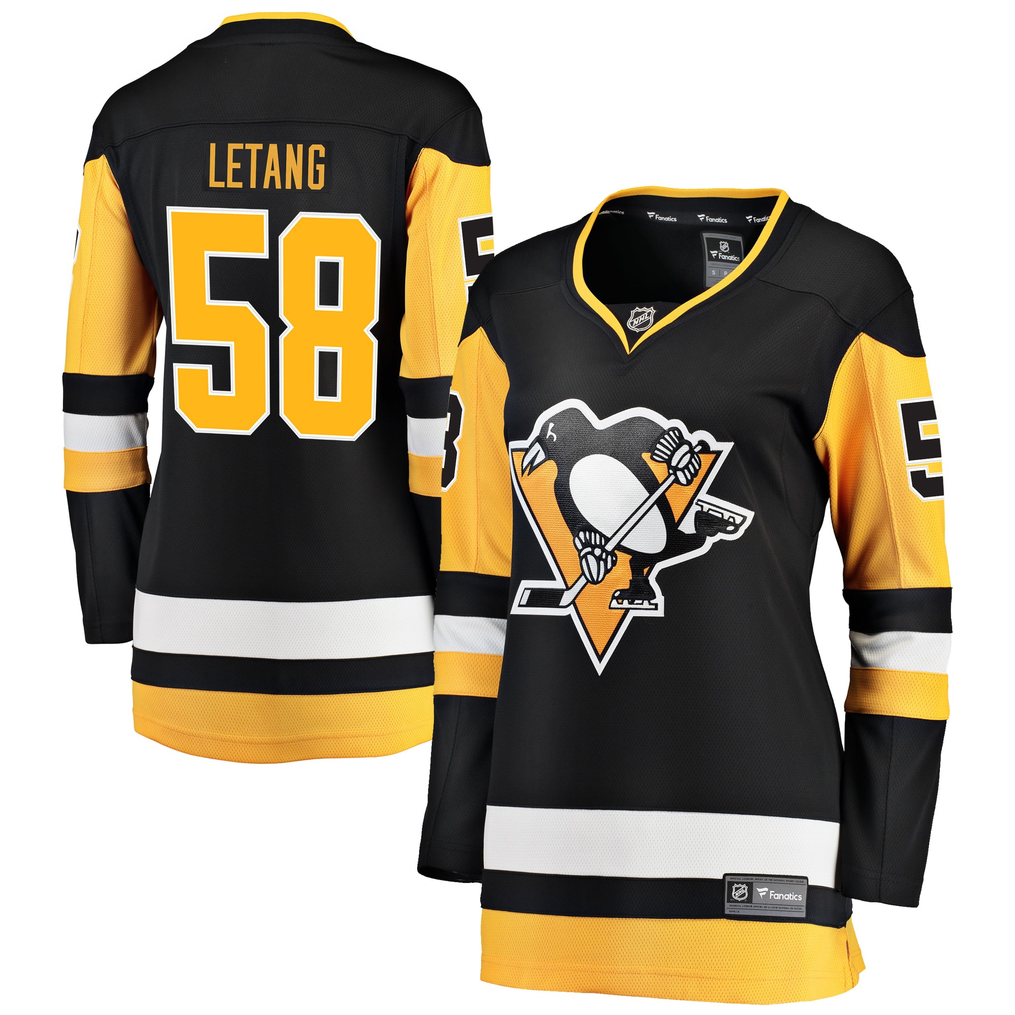 Kris Letang Pittsburgh Penguins Fanatics Women's Home Breakaway Jersey - Black