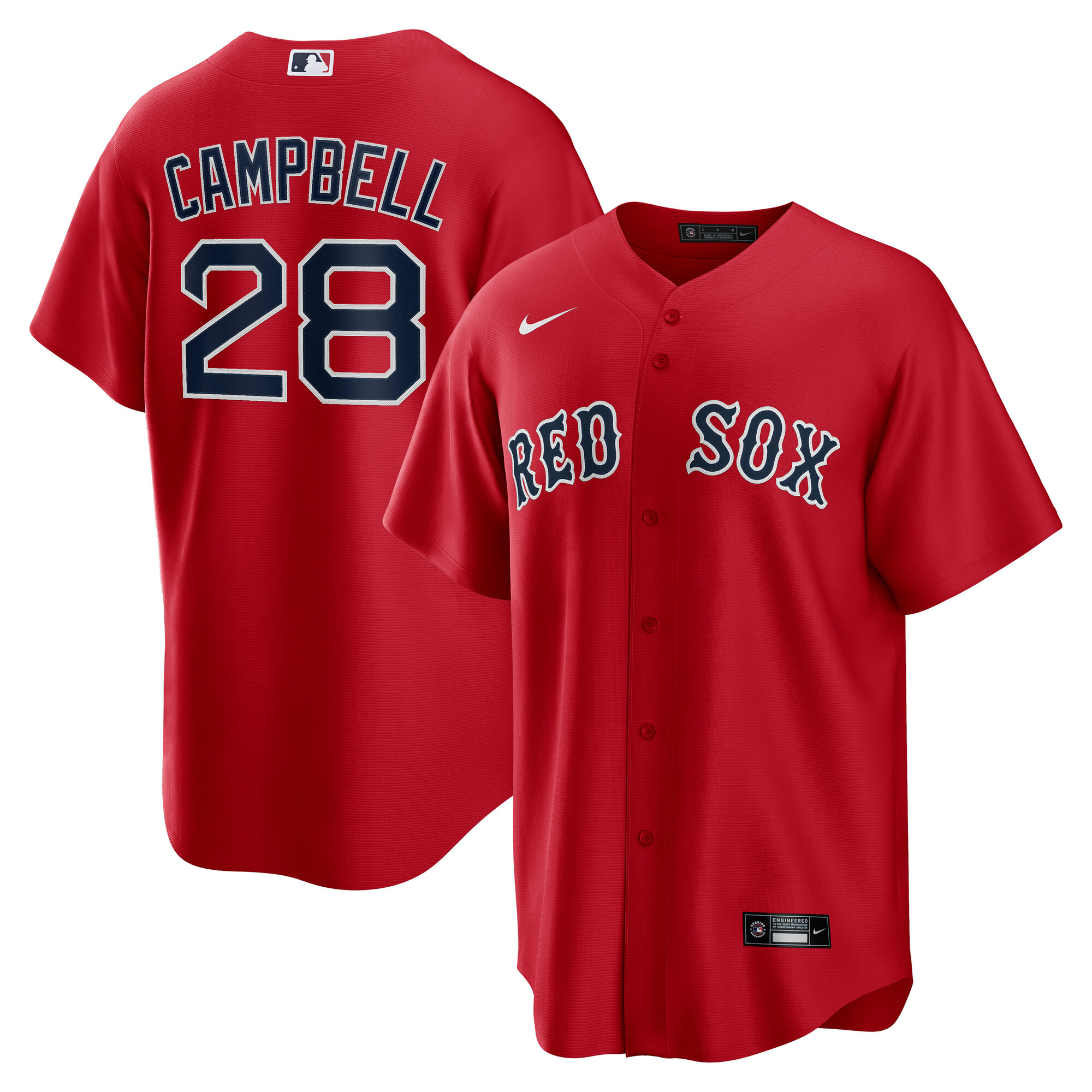 Kristian Campbell Boston Red Sox Alternate Jersey - Red