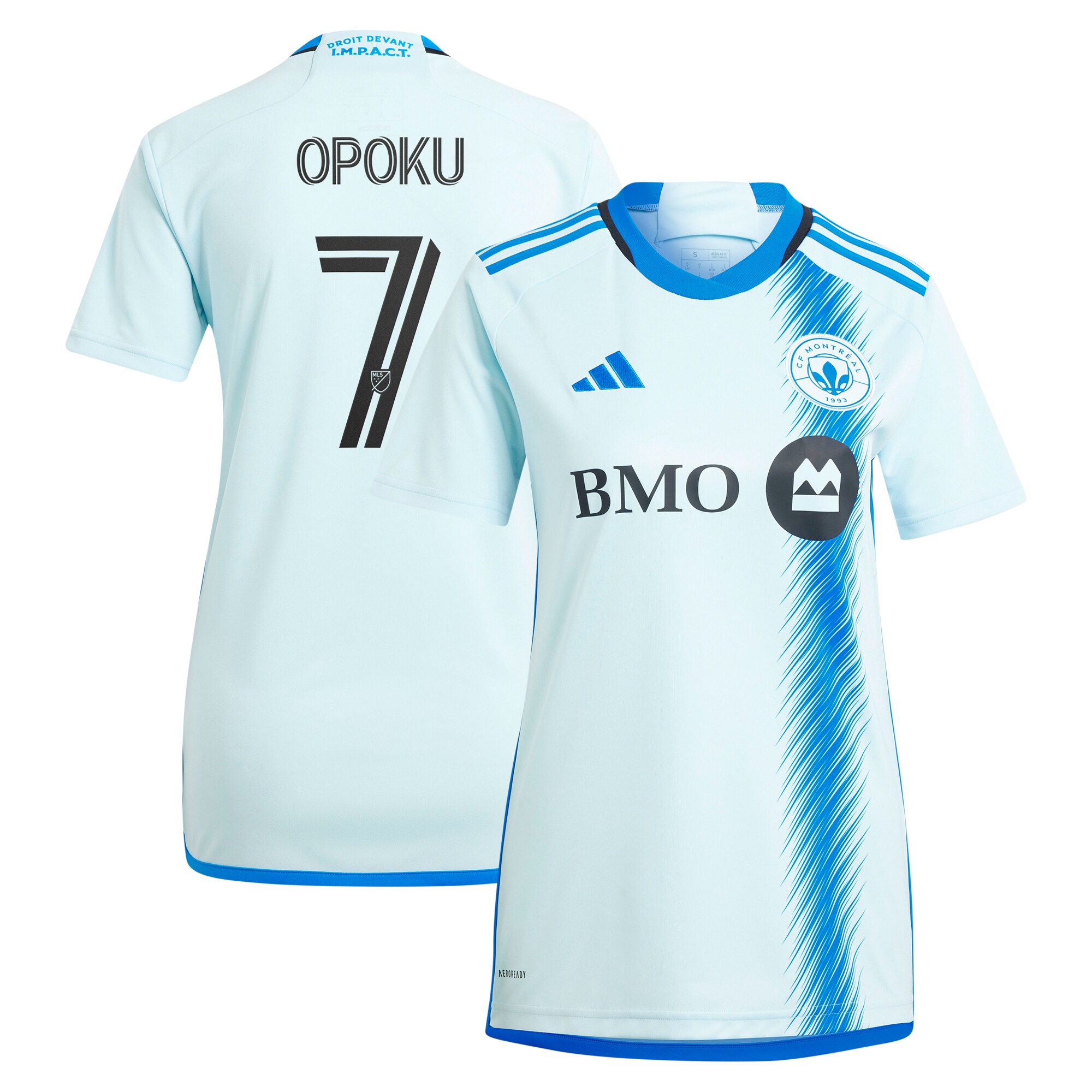 Kwadwo Opoku CF Montreal Women's 2024 La Main Player Jersey – Light Blue