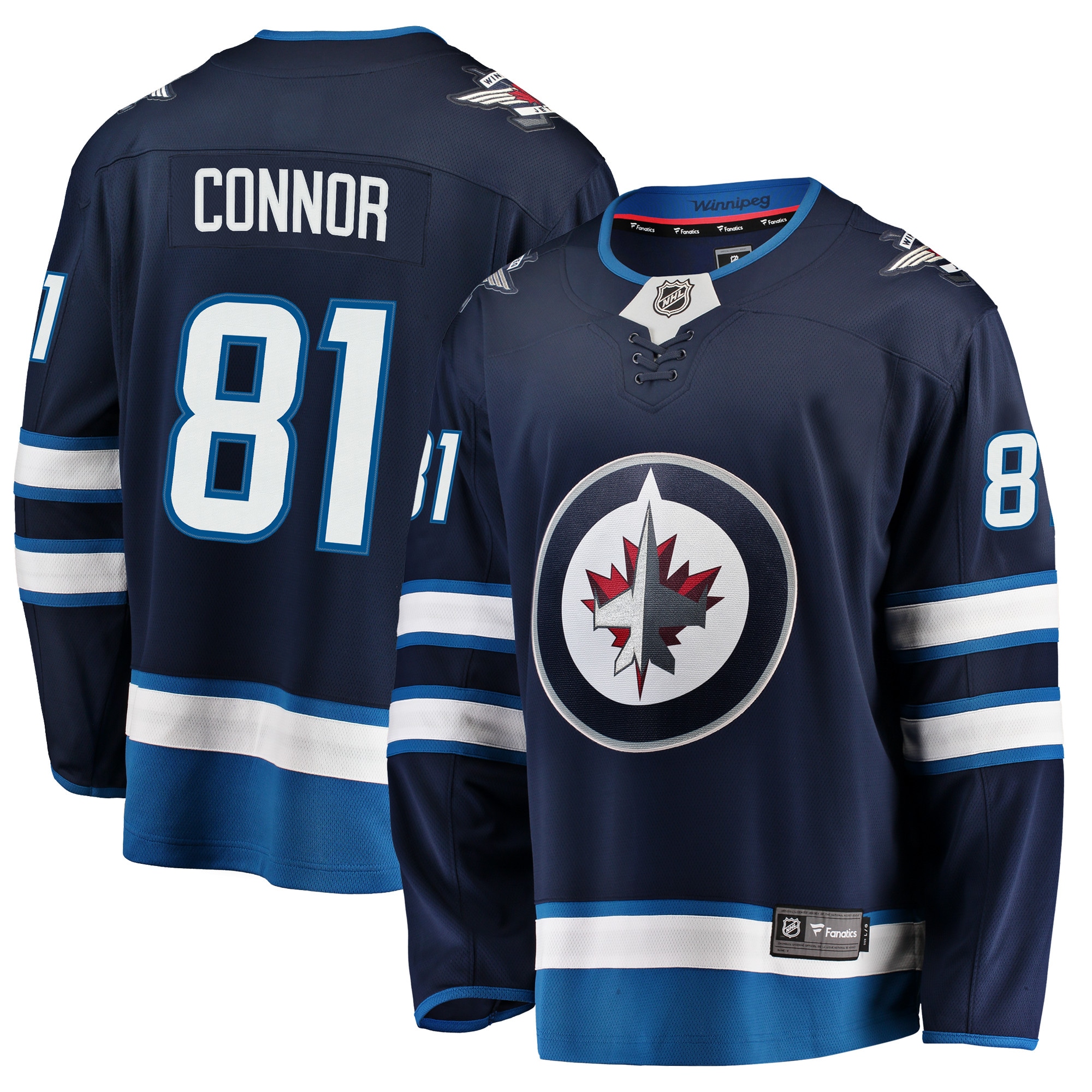 Kyle Connor Winnipeg Jets Fanatics Breakaway Jersey - Navy