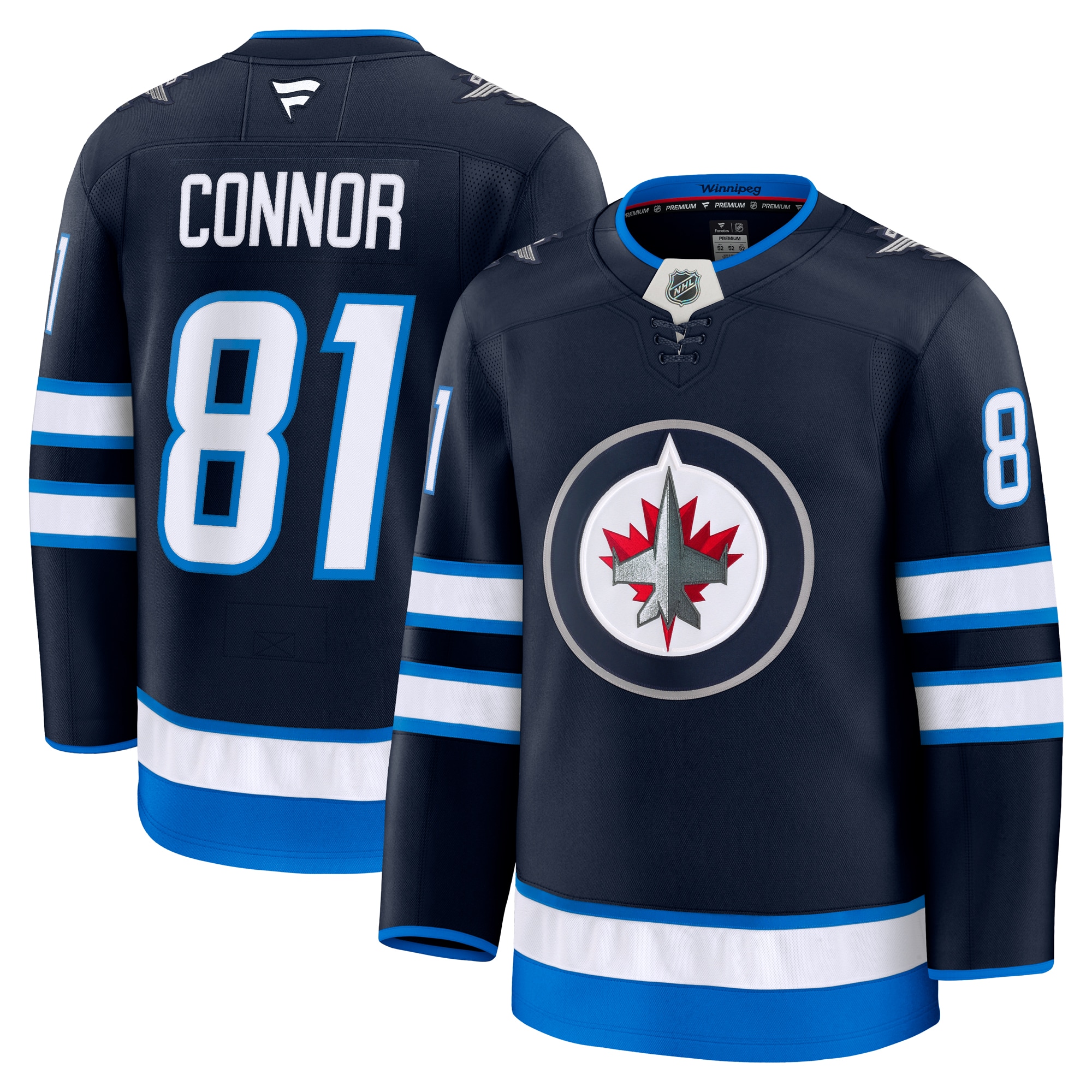 Kyle Connor Winnipeg Jets Fanatics Home Premium Jersey - Navy