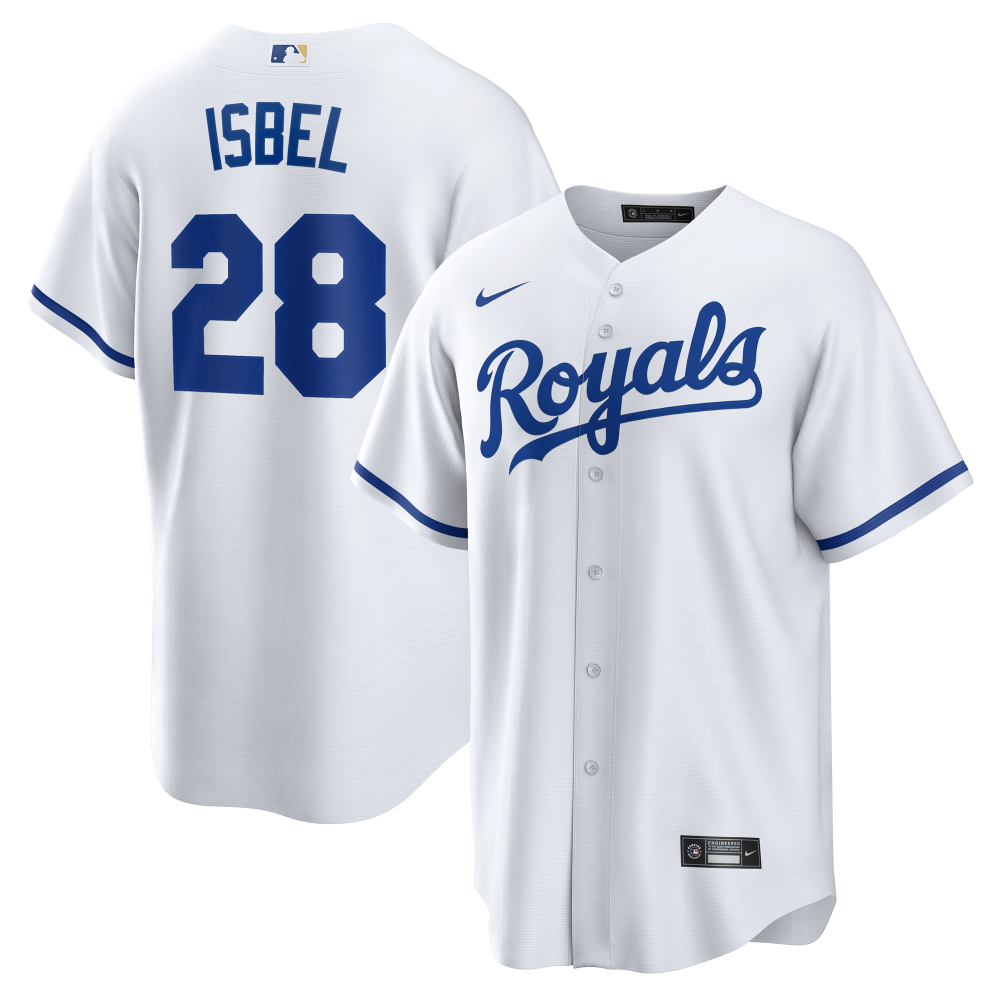 Kyle Isbel Kansas City Royals Home Jersey - White