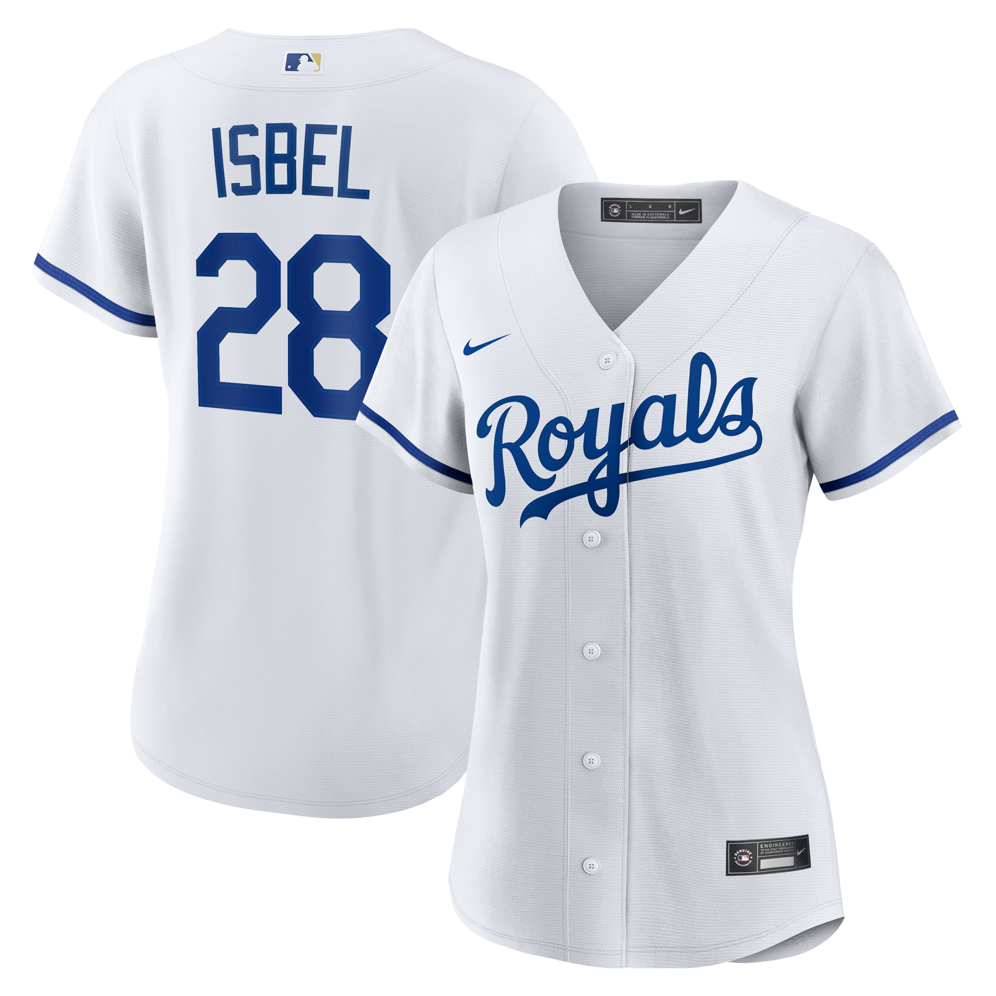 Kyle Isbel Kansas City Royals Women's Home Jersey - White