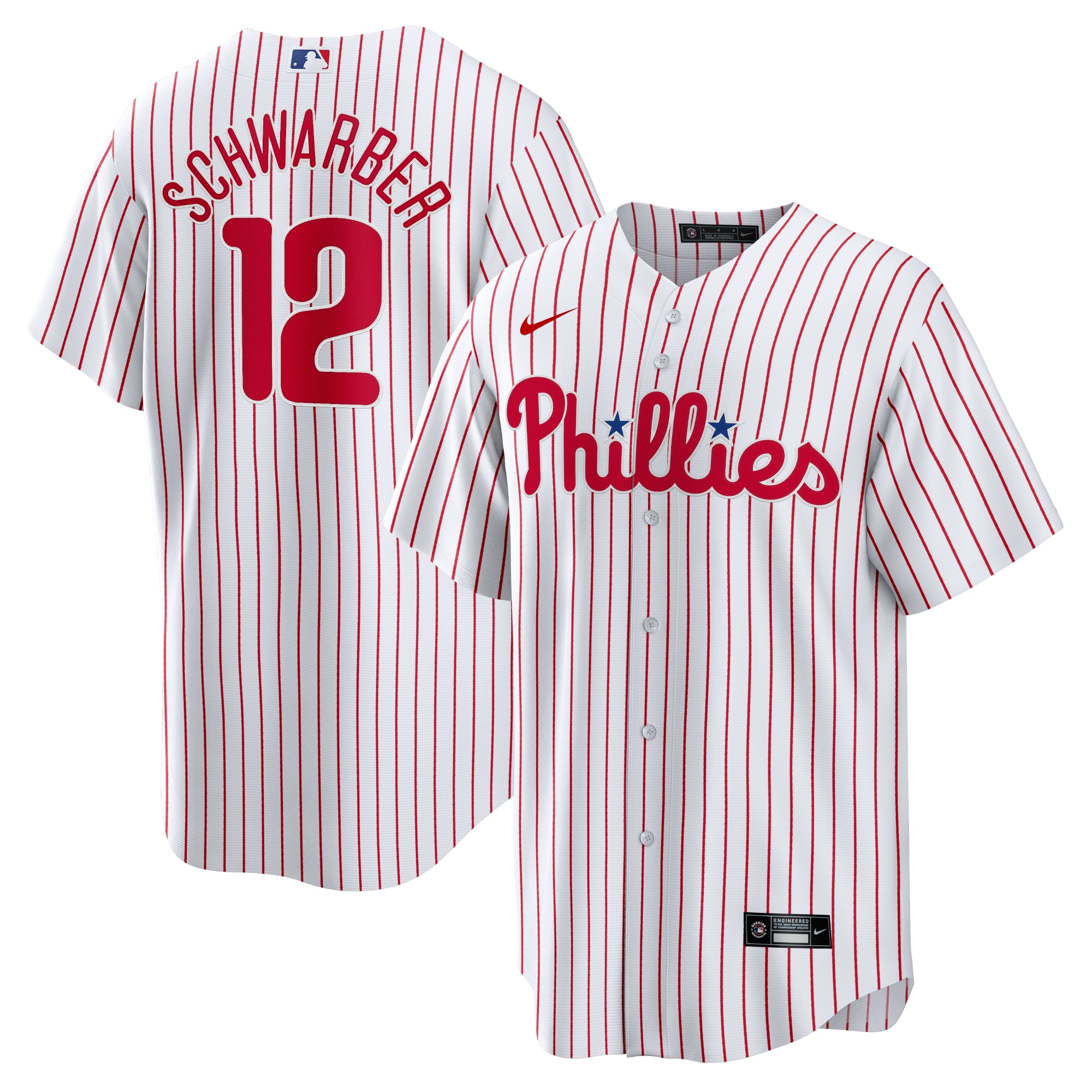 Kyle Schwarber Philadelphia Phillies Player Jersey - White