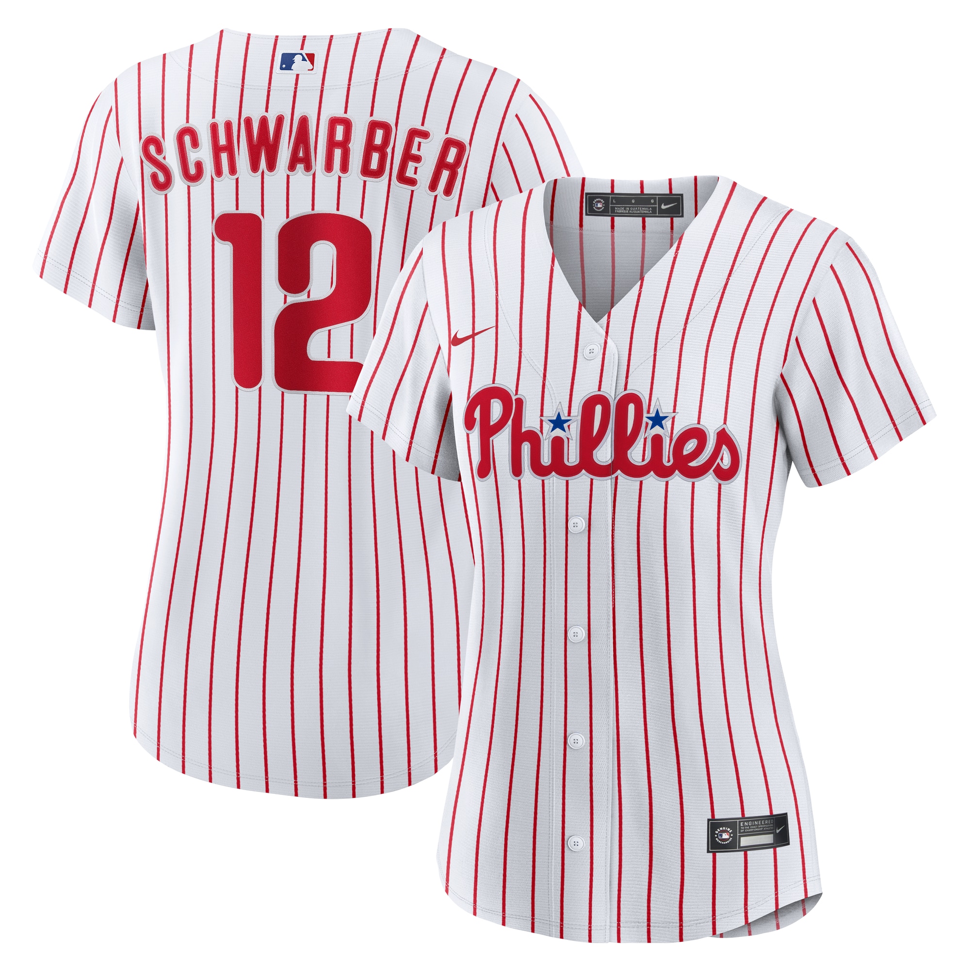 Kyle Schwarber Philadelphia Phillies Women's Home Jersey - White