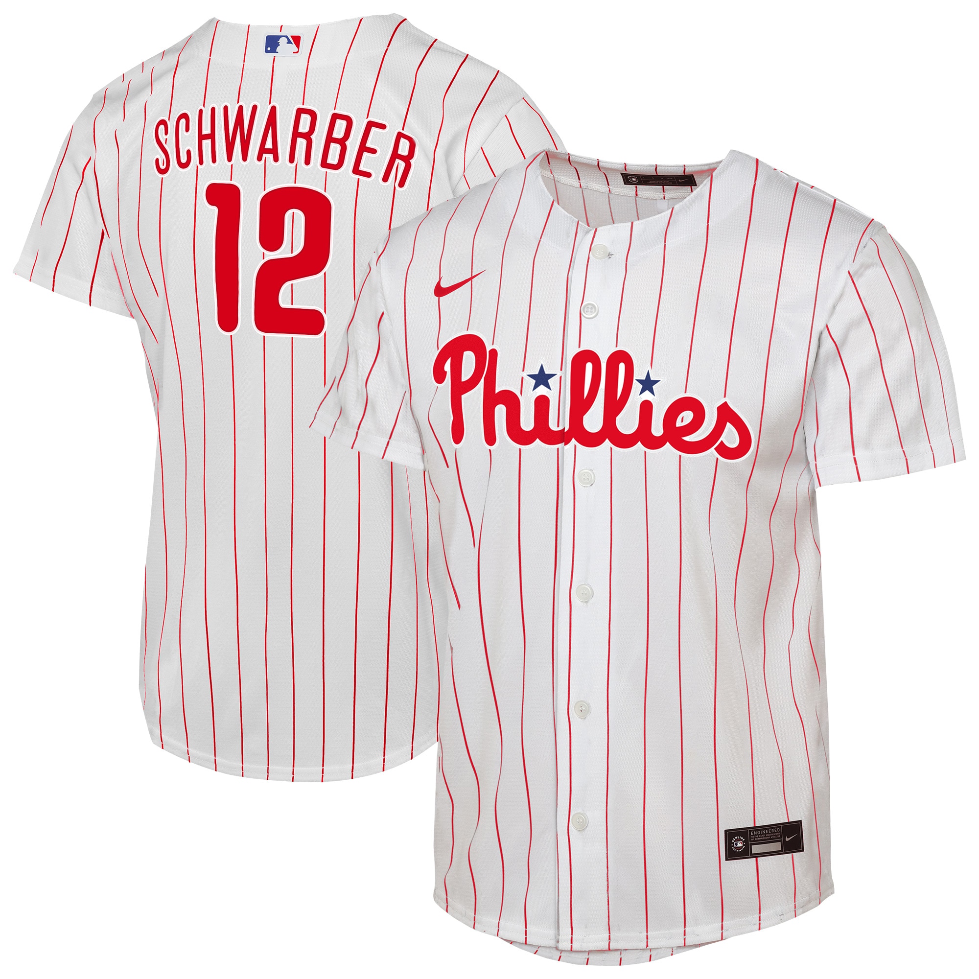 Kyle Schwarber Philadelphia Phillies Youth Jersey - White