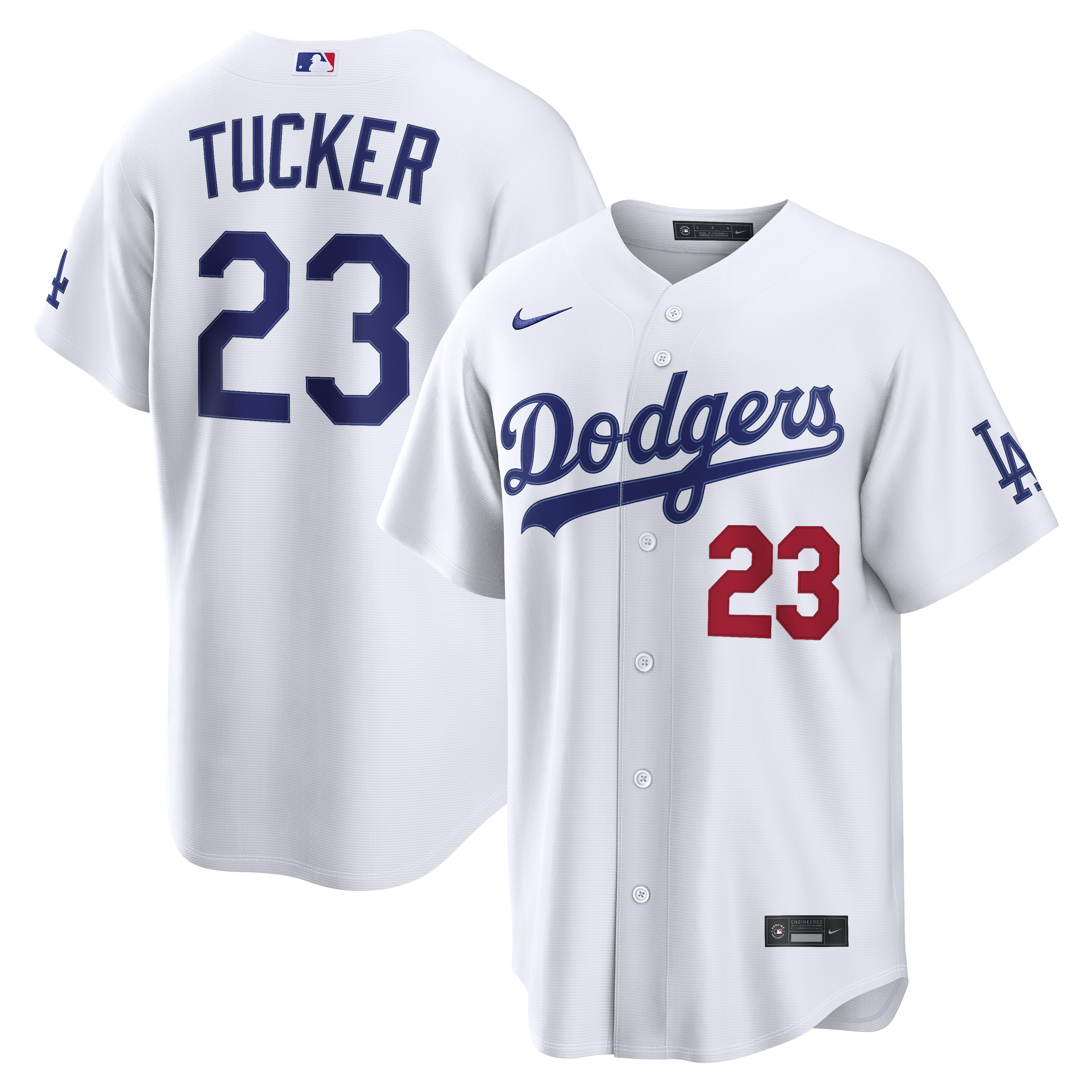 Kyle Tucker Los Angeles Dodgers Home Stadium Jersey - White
