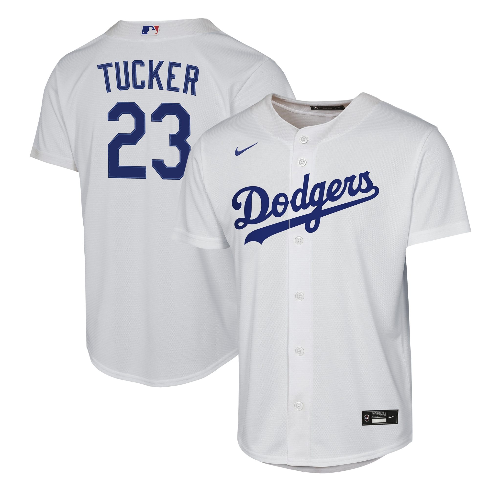 Kyle Tucker Los Angeles Dodgers Youth Home Jersey - White
