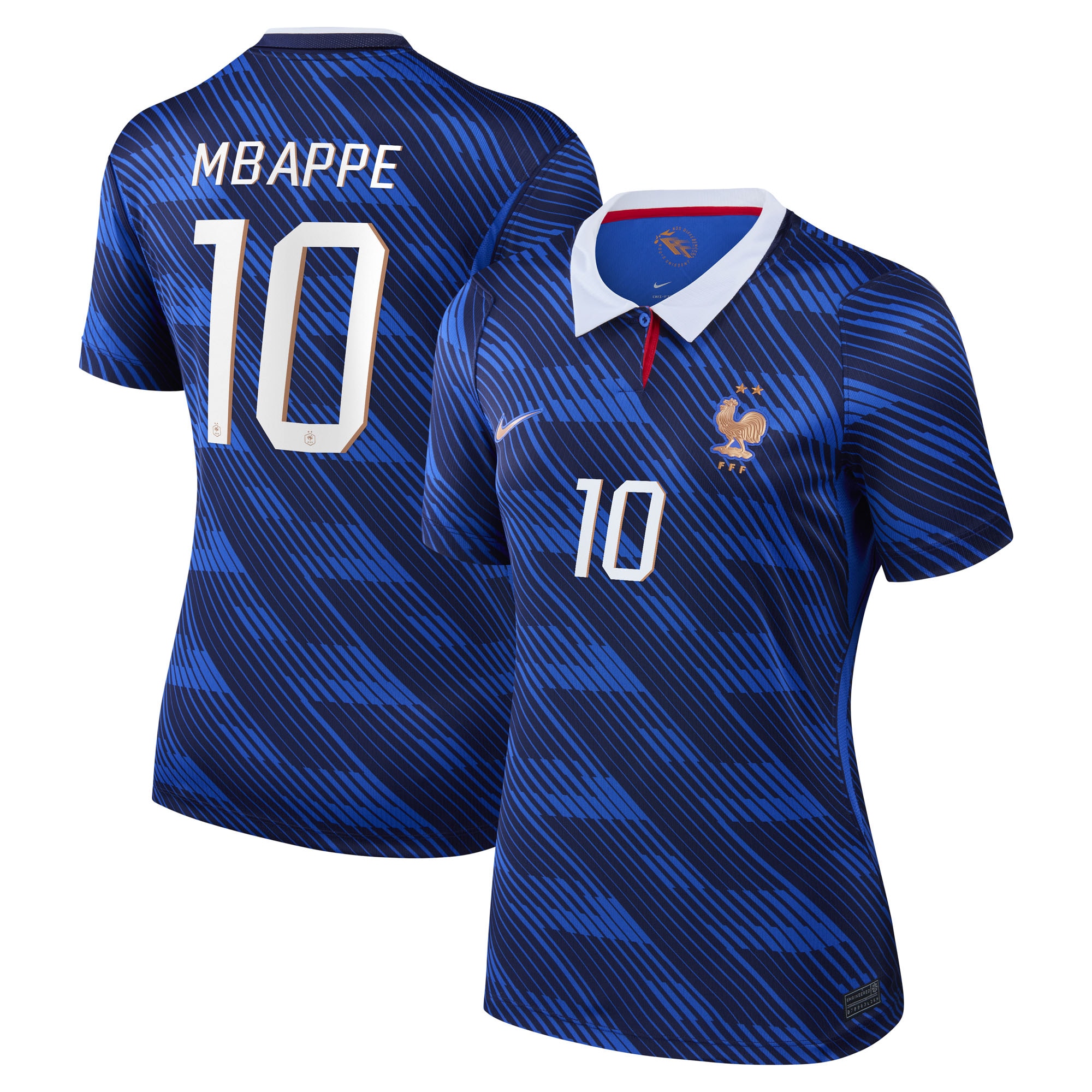 Kylian Mbappé France National Team Women's 2026 Home Stadium Jersey