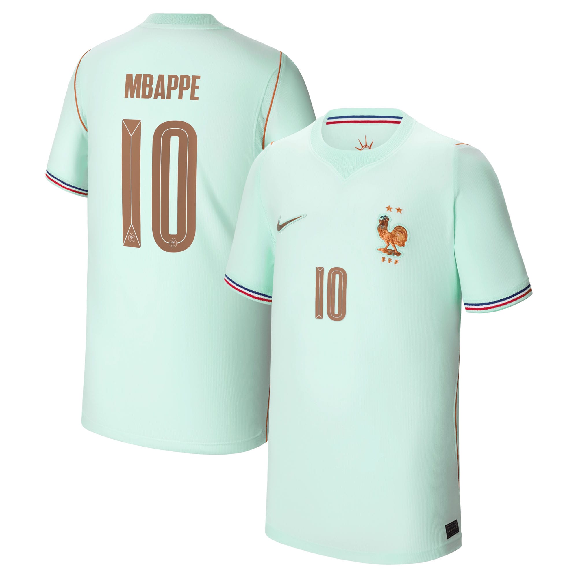 Kylian Mbappé France National Team Youth 2026 Away Stadium Jersey