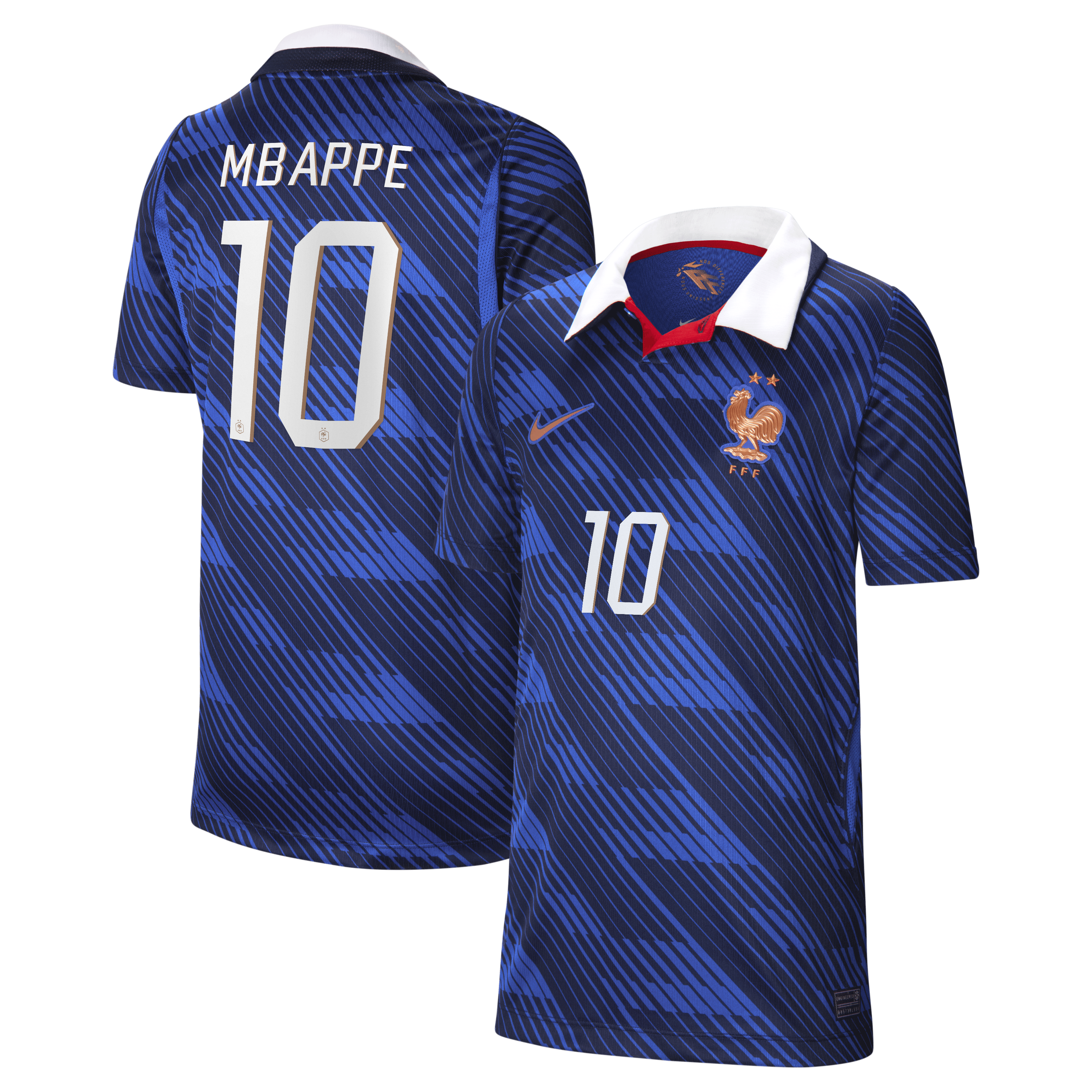 Kylian Mbappé France National Team Youth 2026 Home Stadium Jersey
