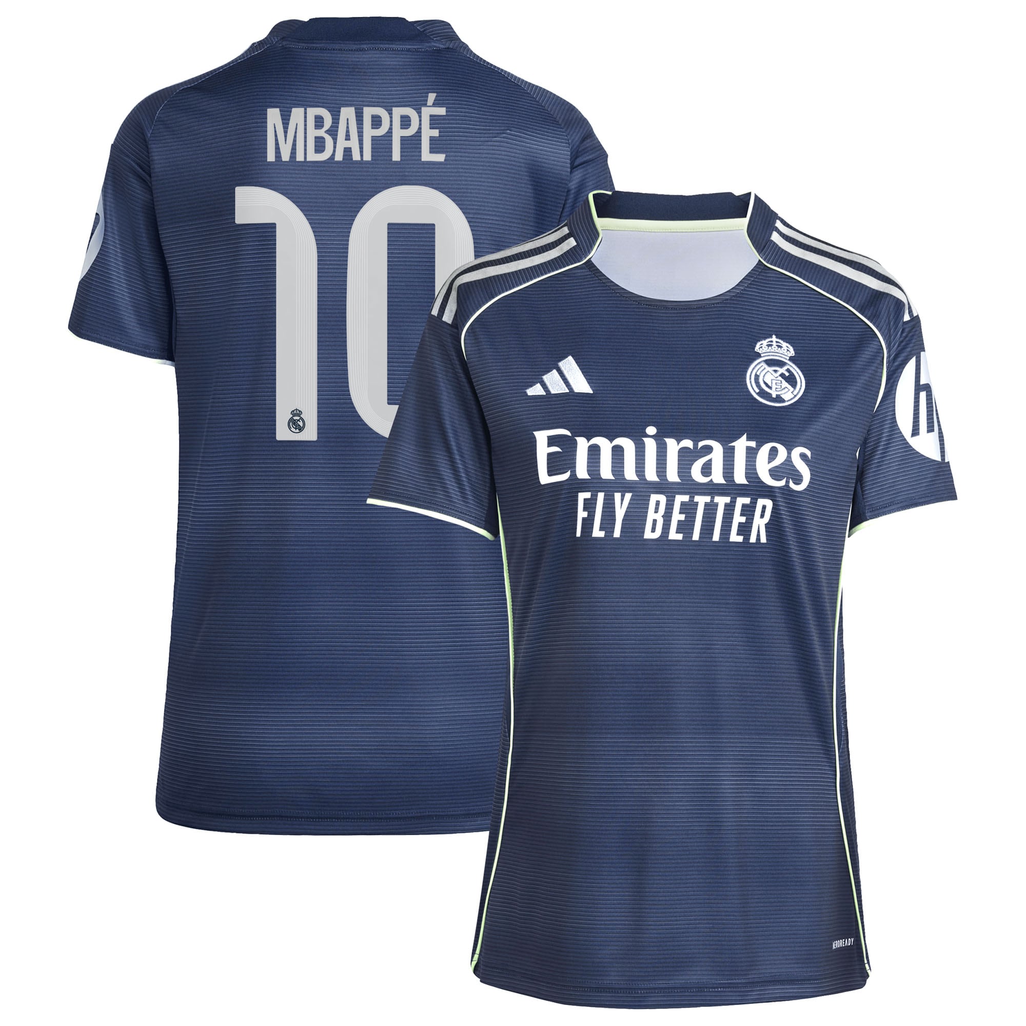 Kylian Mbappé Real Madrid Women's 2025/26 Away Player Jersey