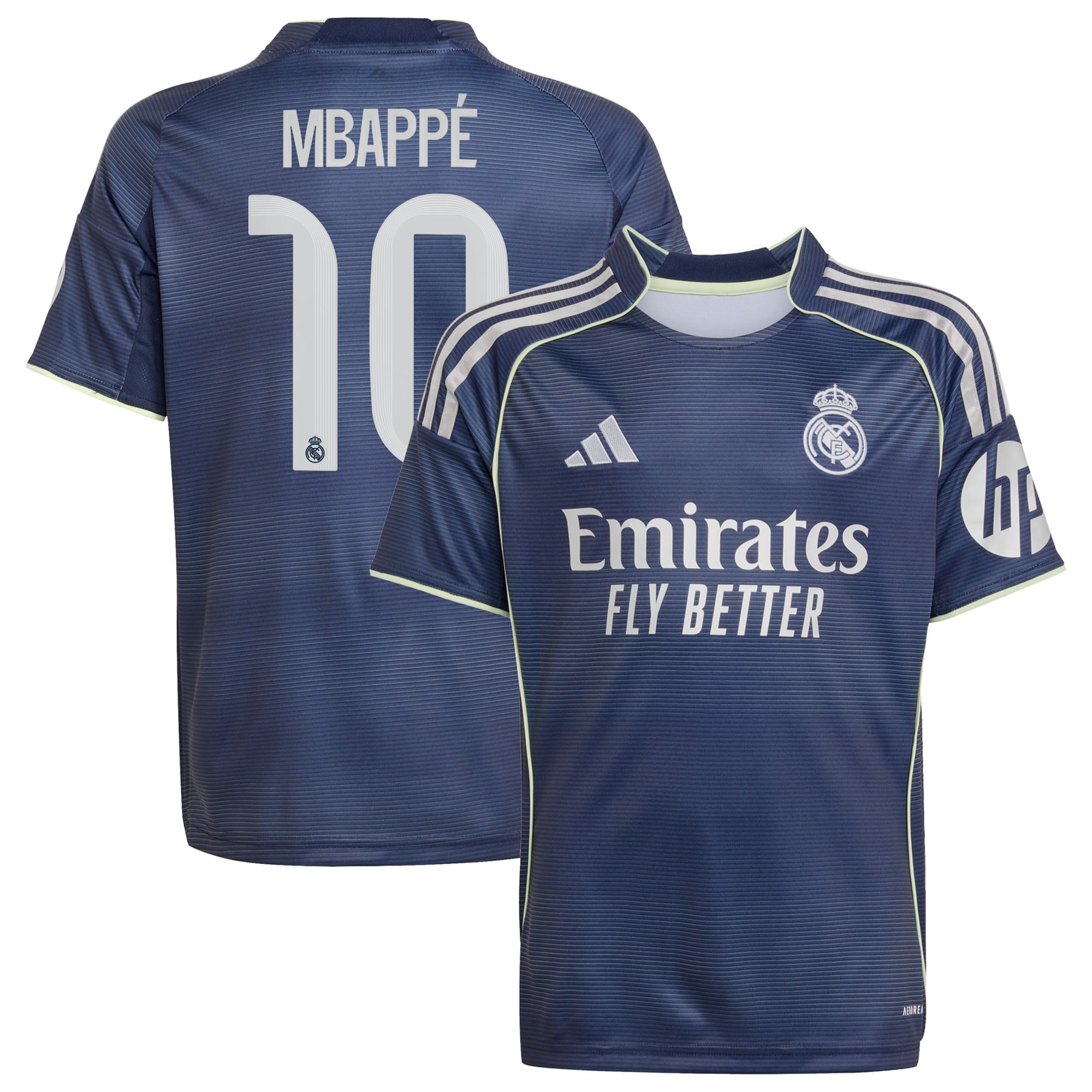 Kylian Mbappé Real Madrid Youth 2025/26 Away Player Jersey