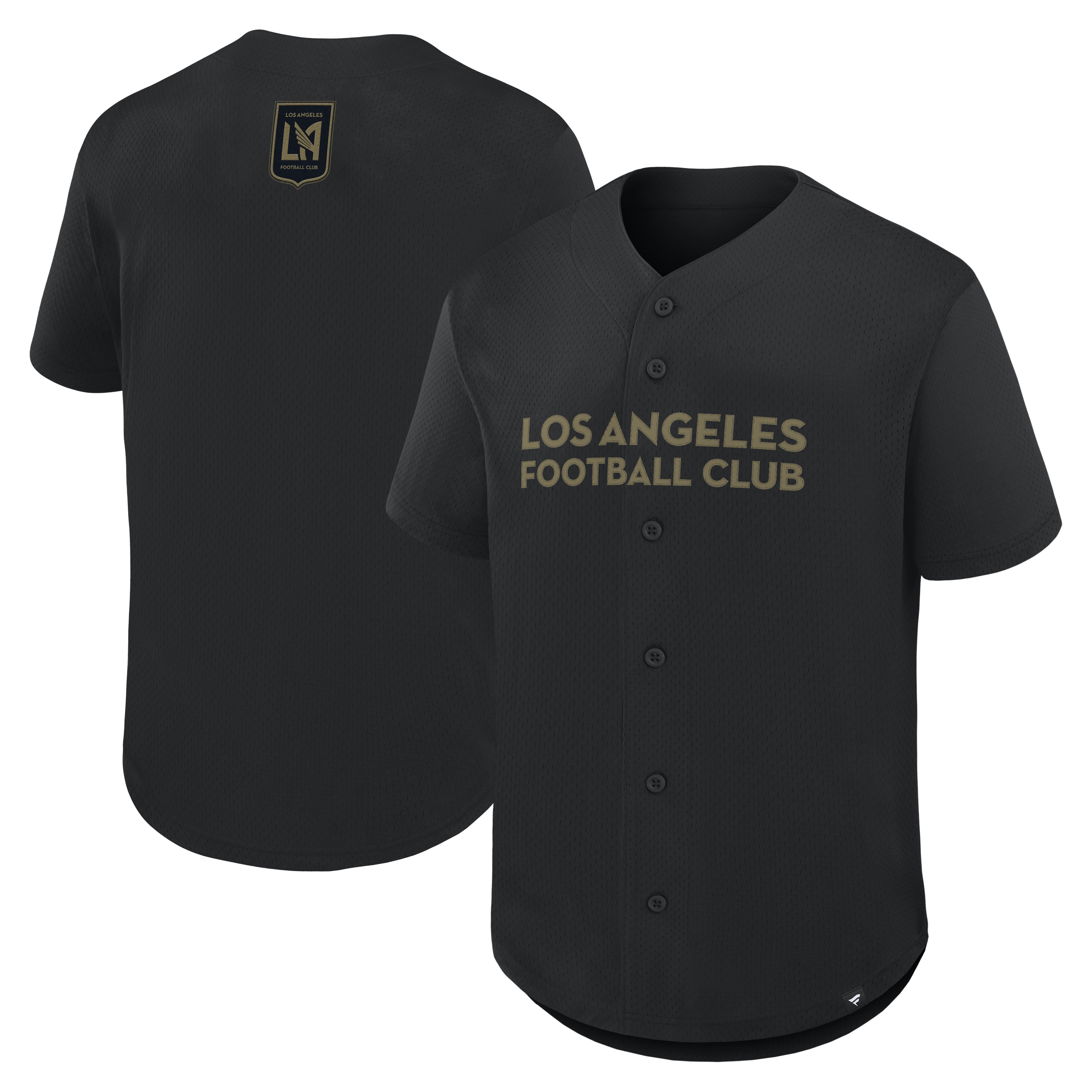 LAFC Fanatics Maximum Intensity Button-Up Jersey  - Black